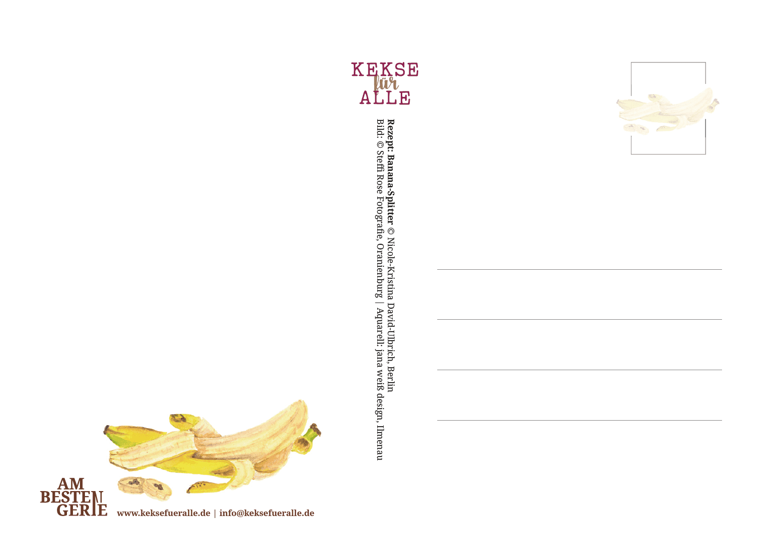 Kekspostkarte_Bananasplitter