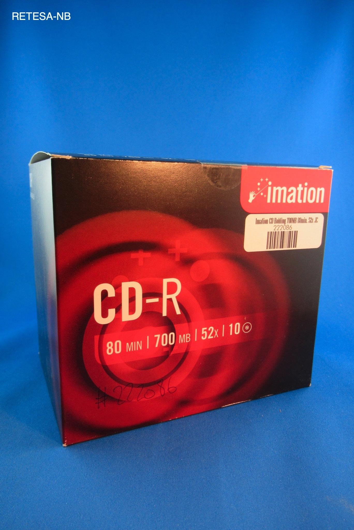 CD-Rohling Imation 700MB 80min. 52x (10 St.) JC IMATION 18644