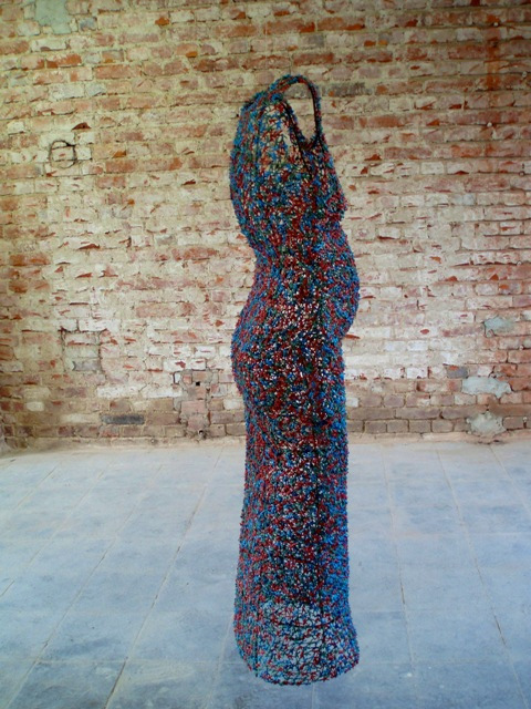 Anja Sonnenburg. Skulptur. 50 000 Plasticsoldaten