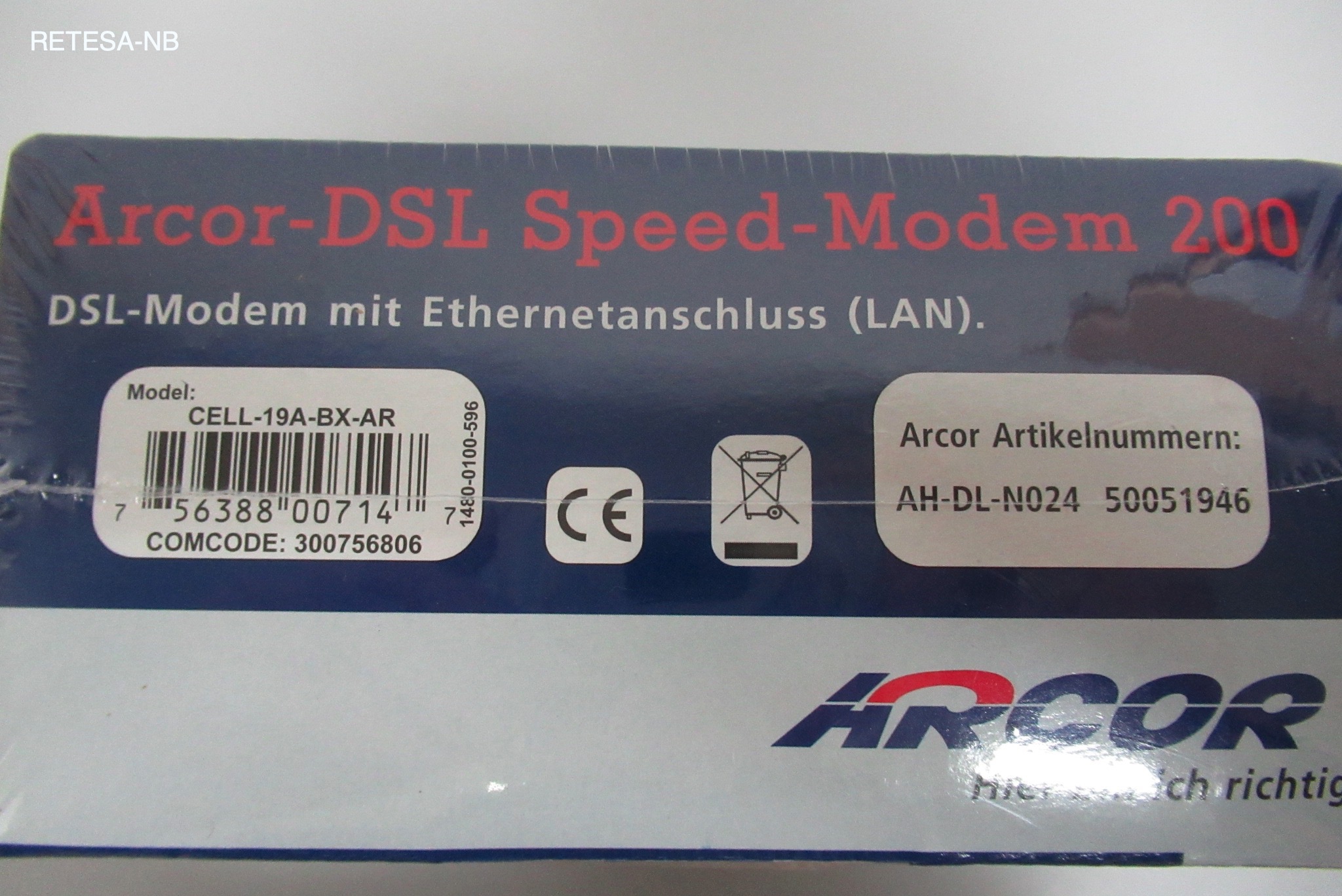 Arcor-DSL Speedmodem 200 CELL-19A-BX-AR