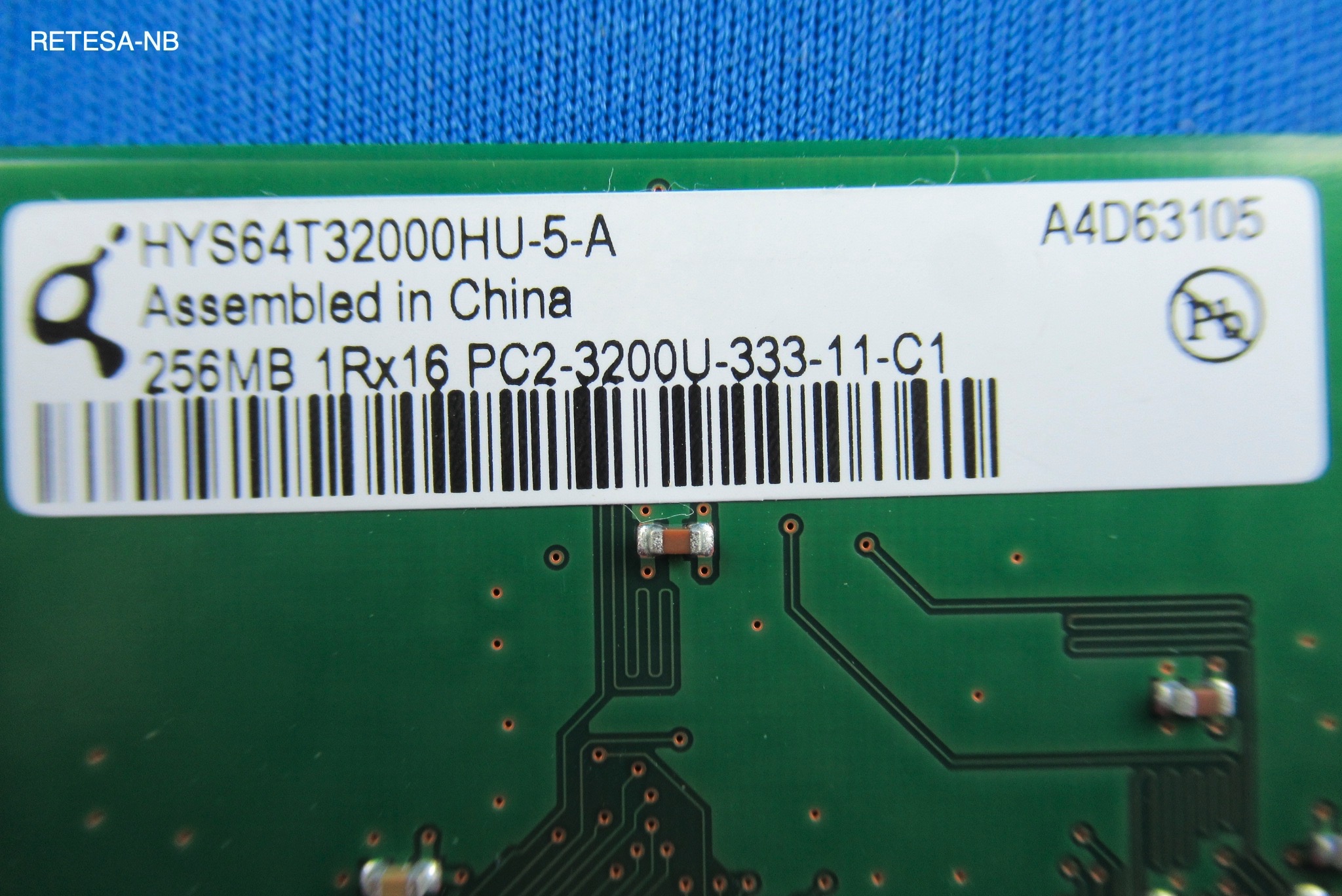 DDR2-RAM 256MB PC400 HYNIX HYS64T32000HU-5-A