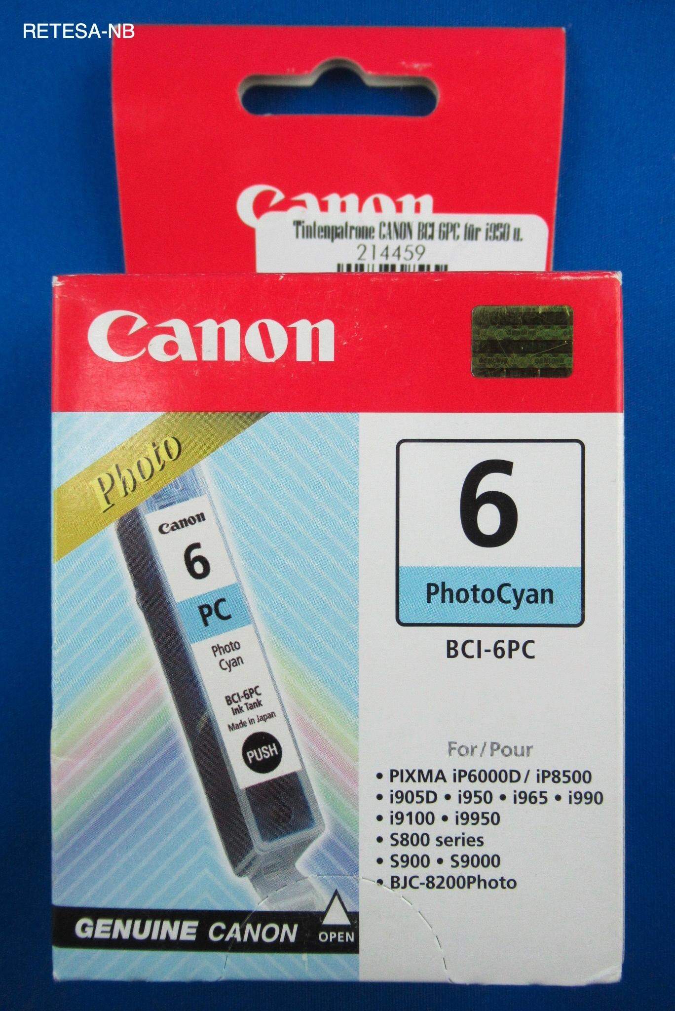 Tintenpatrone BCI-6PC PhotoCyan CANON 4709A002