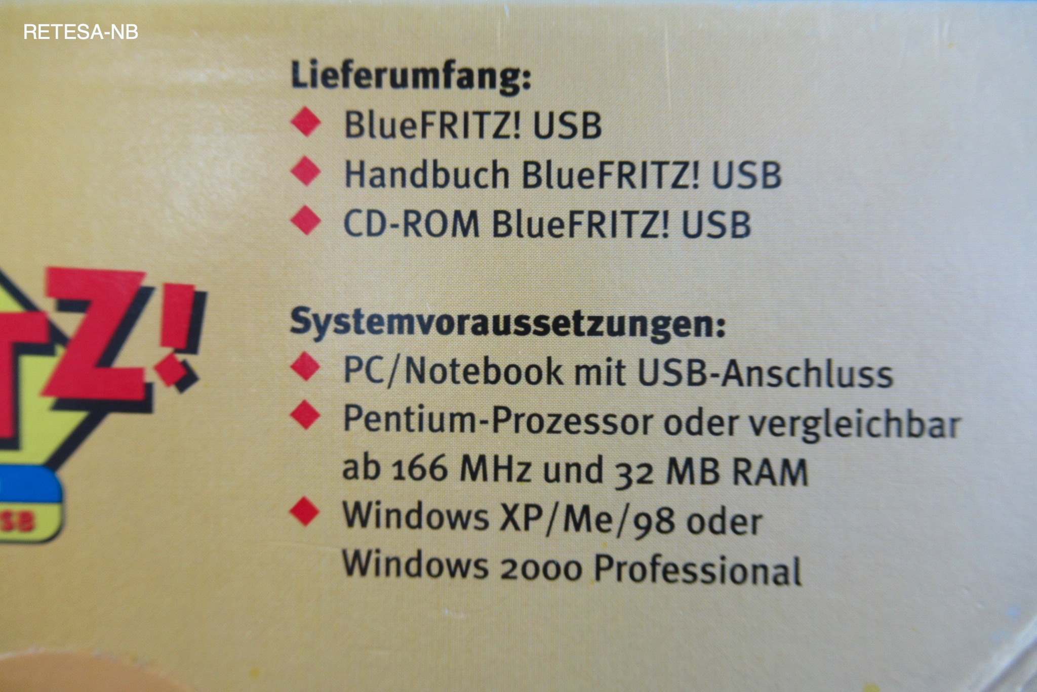 AVM BlueFRITZ! USB Bluetooth-Controller AVM 20001641