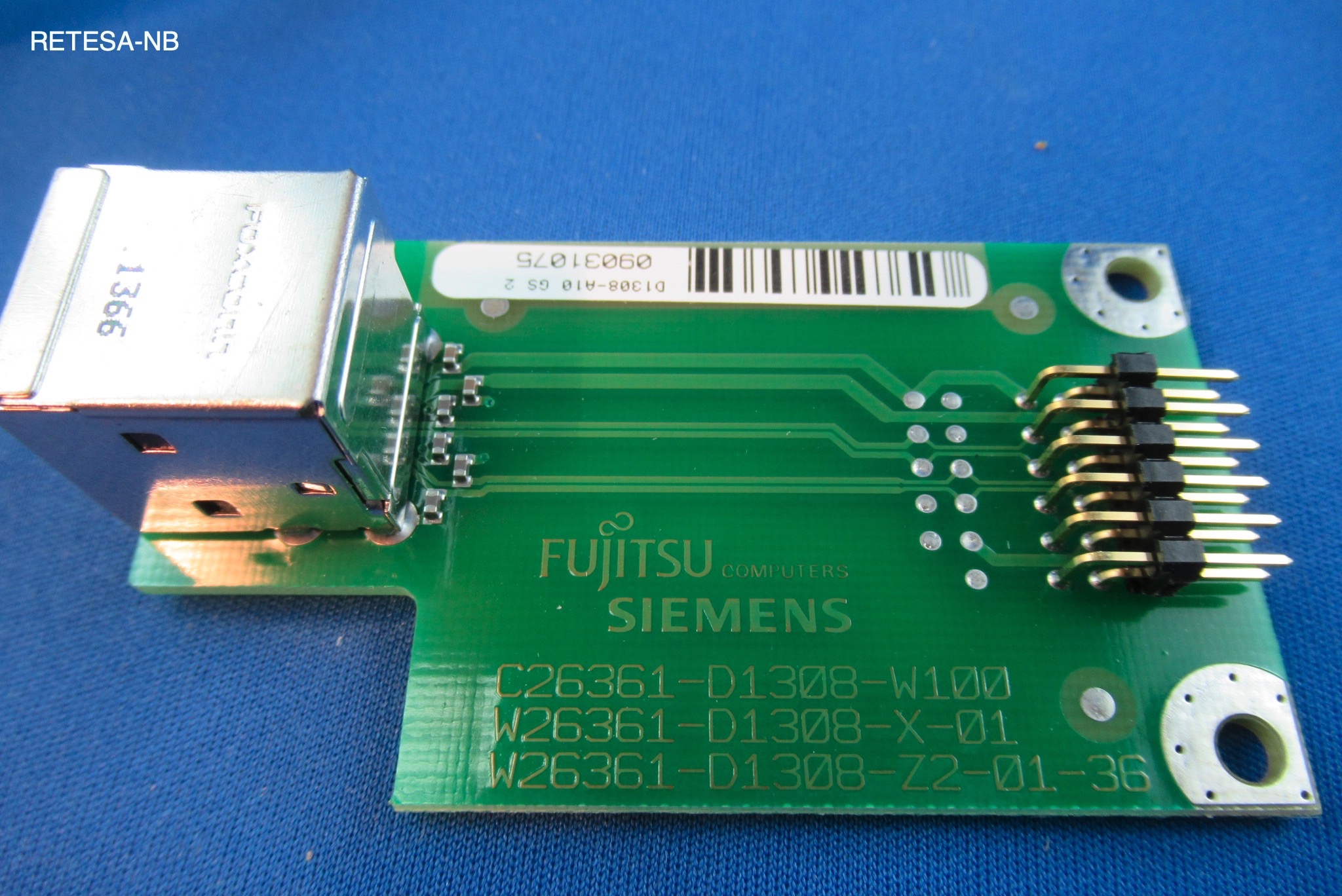 FSC 2x USB 2.0 Stecker vorn Typ A S26361-F2438-L20
