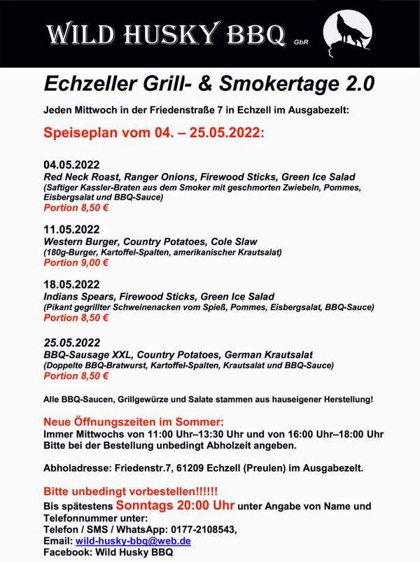 Echzeller Grill- und Smokertage 2.0