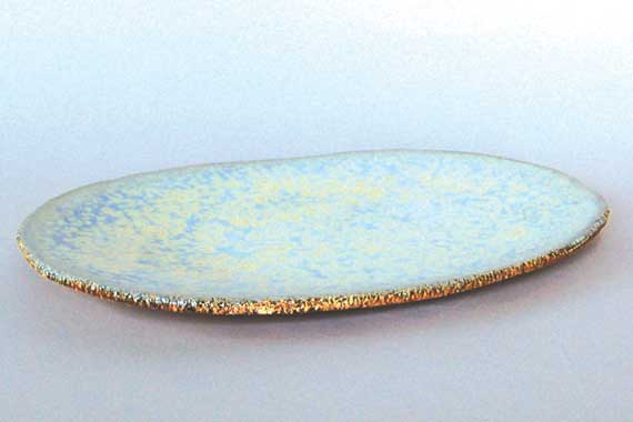 Platte/Fischteller klein, ca. 32x25 cm