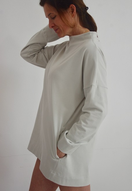 SALE: Pullover zum Wohlfühlen! ganz weich, Farbe Kreide-Hellgrau