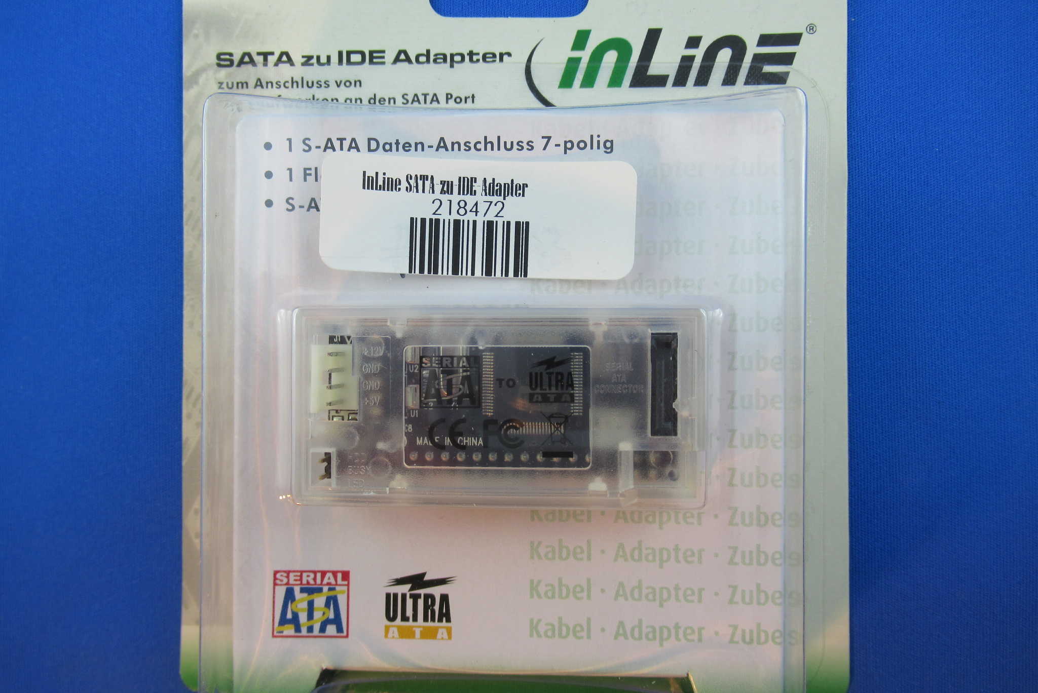 InLine SATA-zu-IDE-Adapter INTOS 66696P