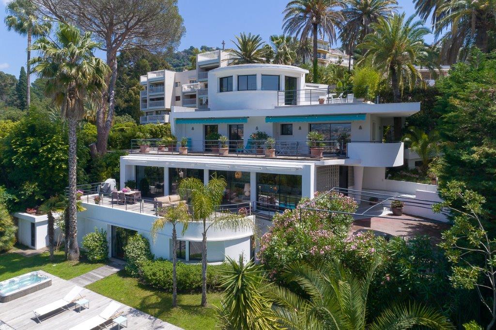 Cannes eine weisse Villa mit Chic - Mittelmeerkueste Frankreich