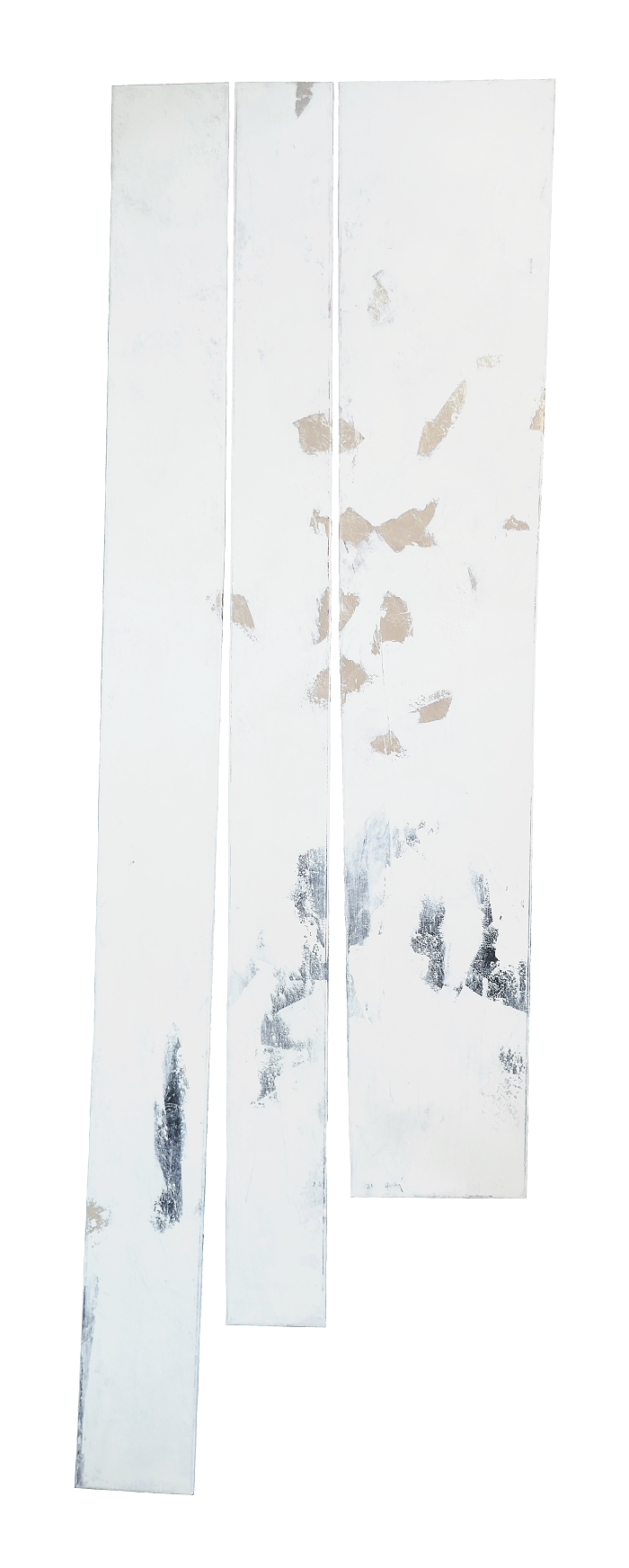 Öl, Palladium auf Leinwand • oil,  palladium on canvas 91 x 287 cm