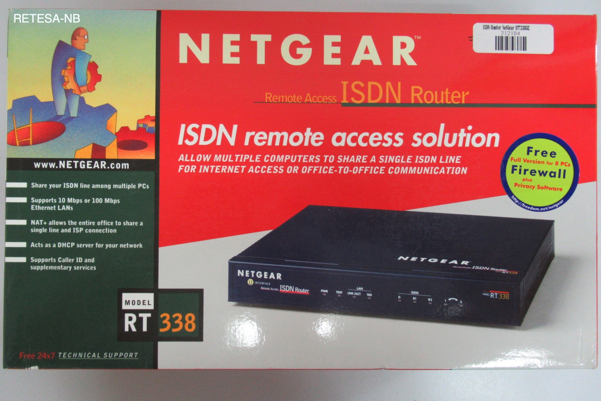 ISDN-Router NetGear RT338GE