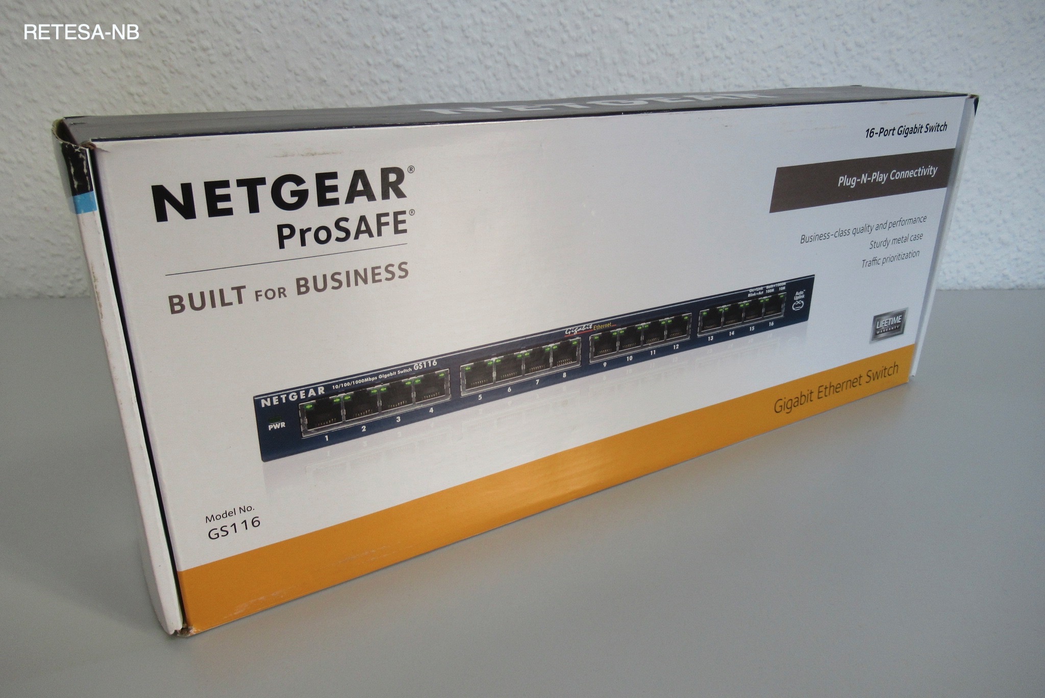 NetGear GS116GE 16*10/100/1000 Switch