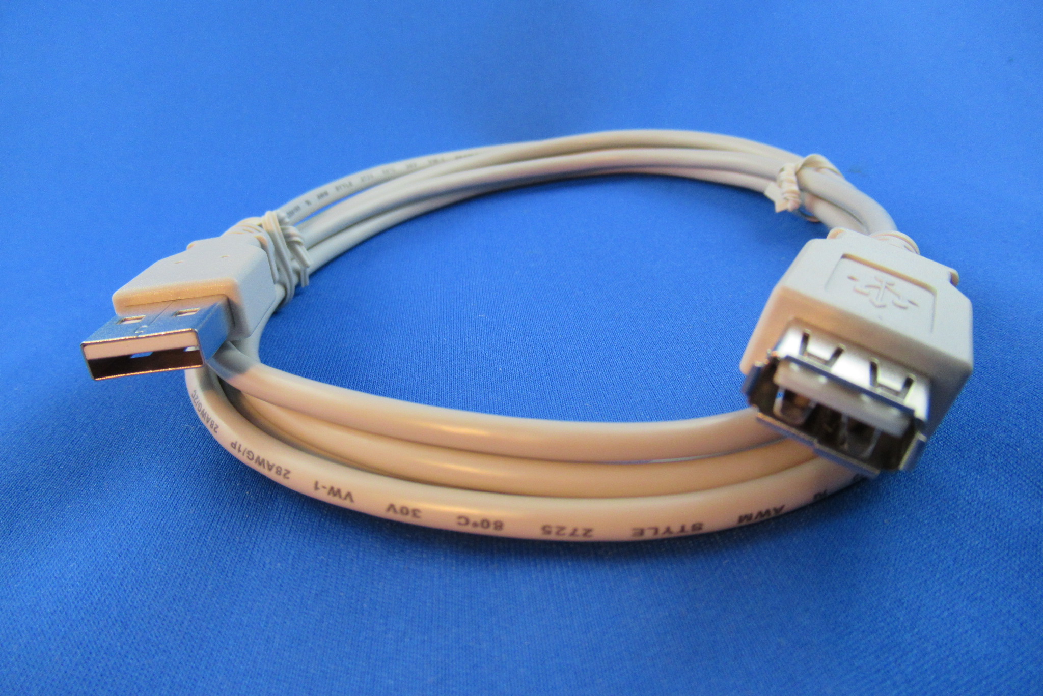 USB 2.0 Verlängerungskabel Stecker Typ A/Buchse Typ A 1,8m INTOS 34618X