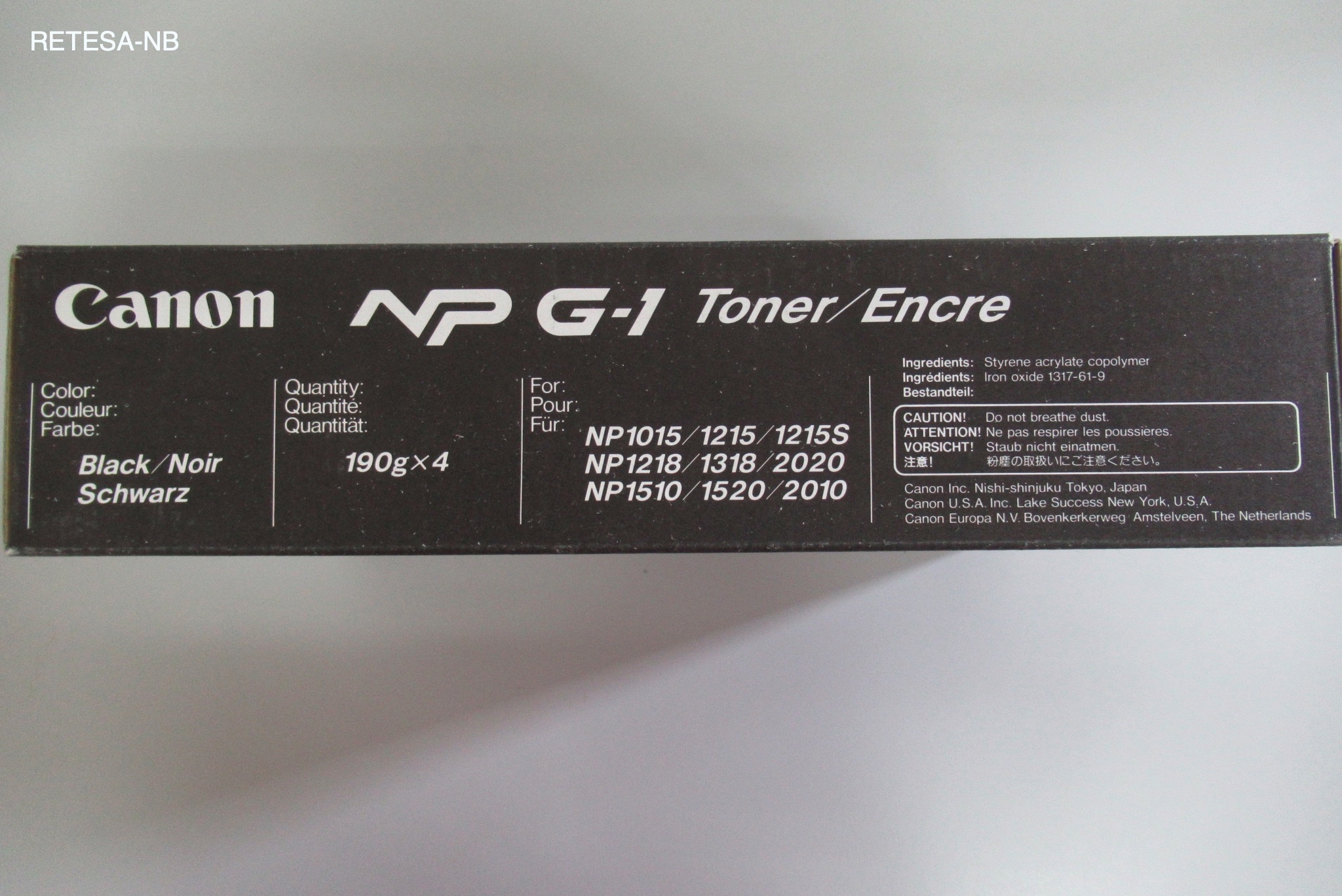 4x Toner NPG1 für CANON NP 1000/1015/1215/1318/