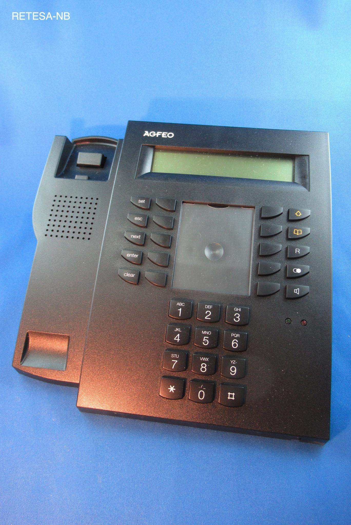 Systemtelefon schwarz AGFEO ST20