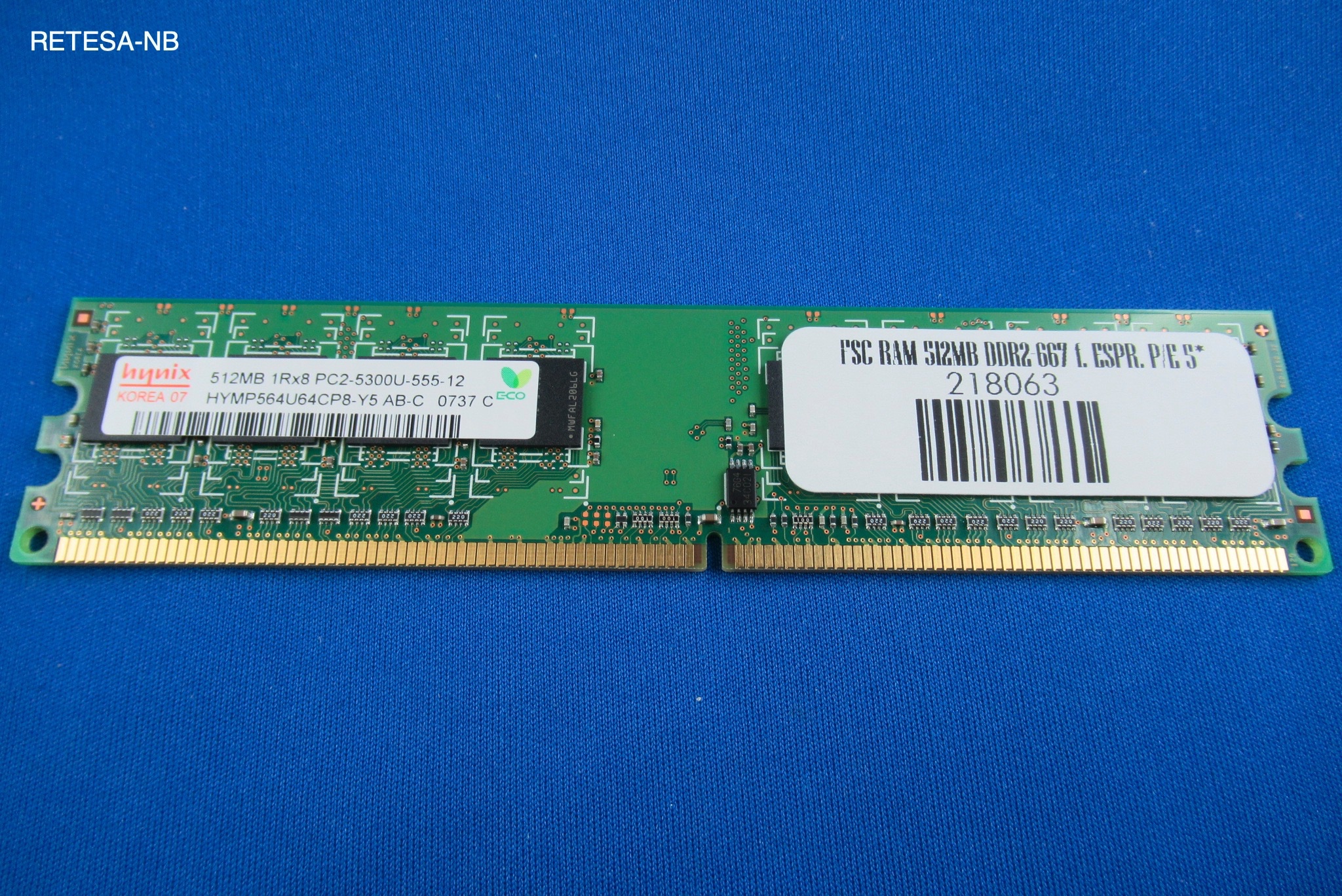 FSC DDR2-RAM 512MB PC667 FSC S26361-F2989-L112