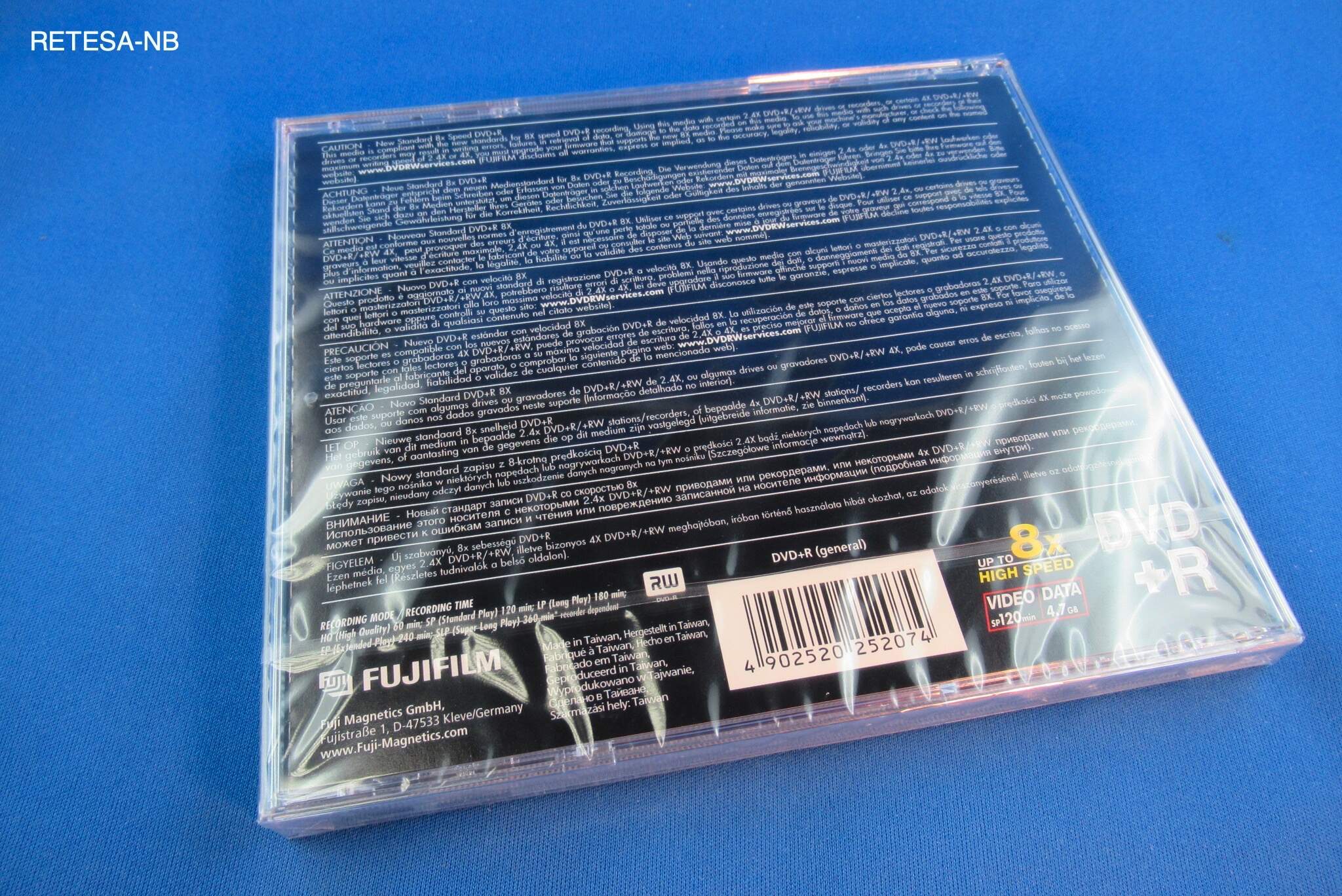 DVD-Rohling, Fuji (1 ST.) DVD+R 4,7 GB FUJI 46248
