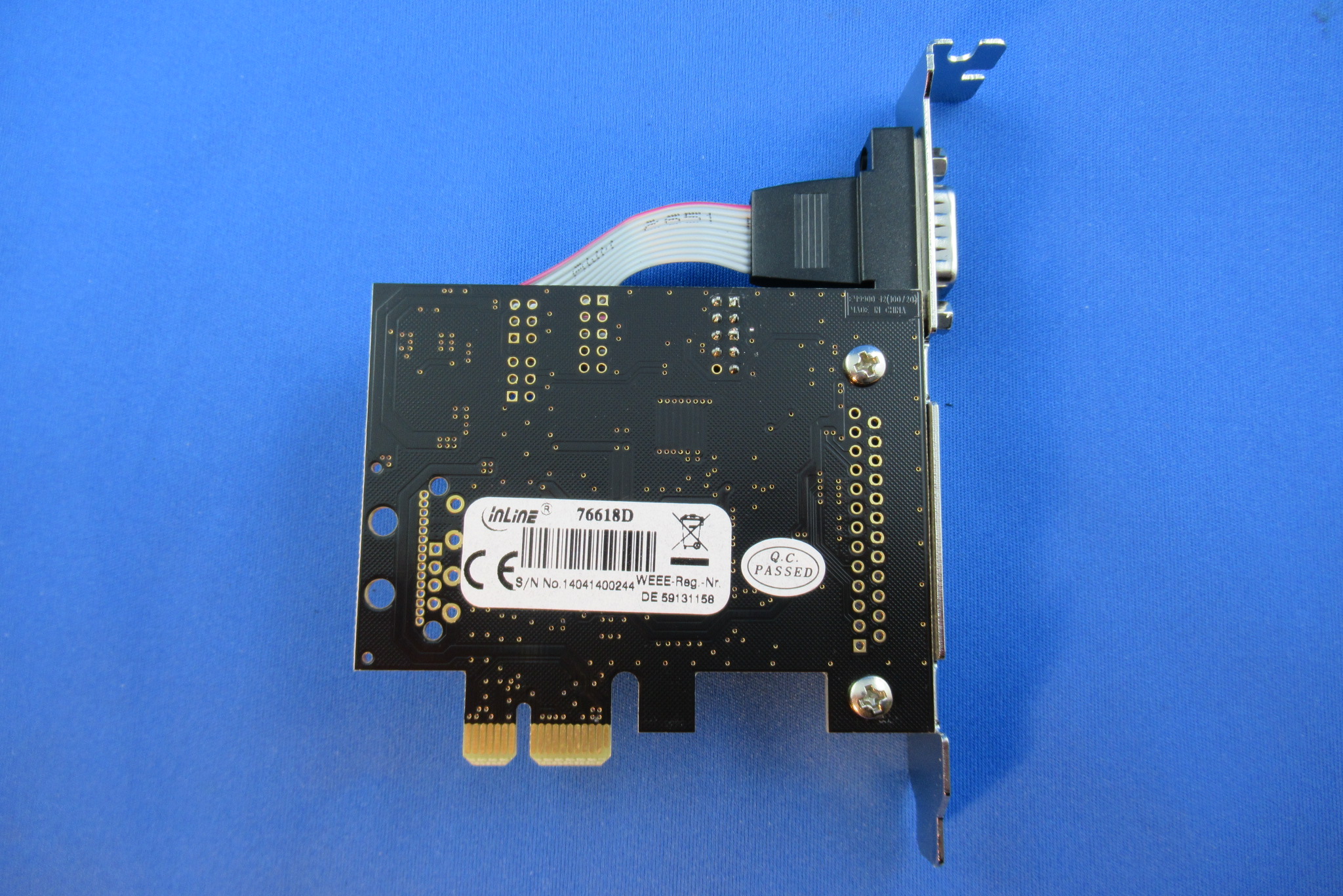 InLine I/O-Karte PCIe 1x RS232 (seriell) INTOS 76618D