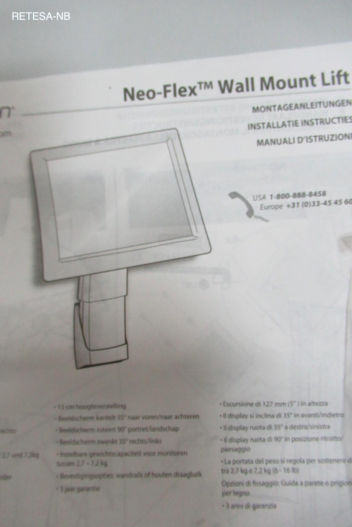 Neo-Flex LCD-Wandhalterung höhenverst. ERGOTRON 60-577-195