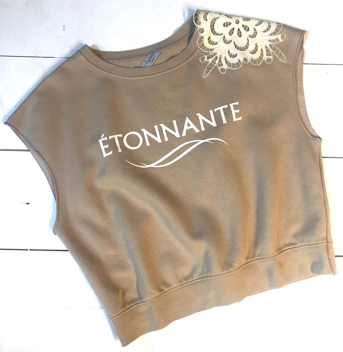 REWORKED  Piece, Gr. M, Sweater ärmellos