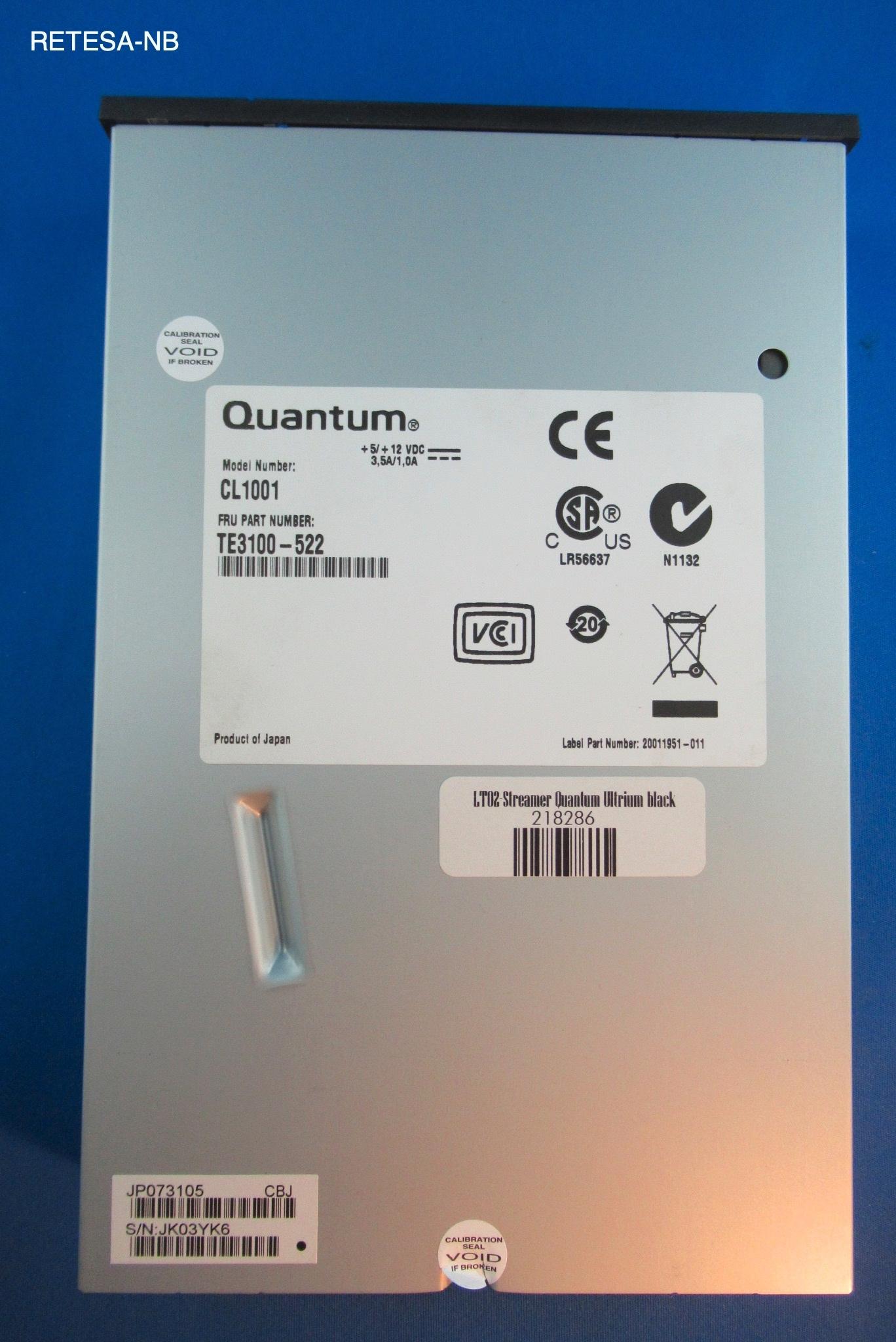 LTO2-Streamer Quantum Ultrium black QUANTUM CL1001-SB