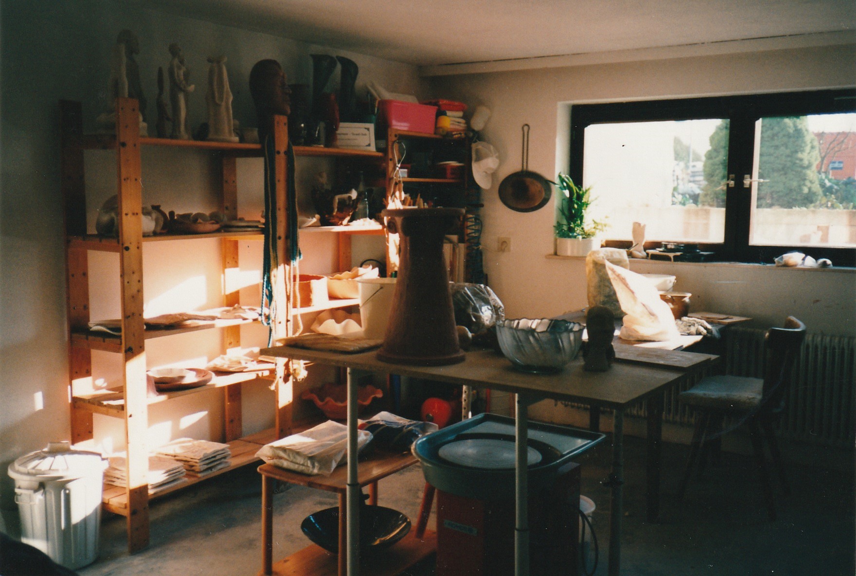 Meine erste Keramikwerkstatt im Keller