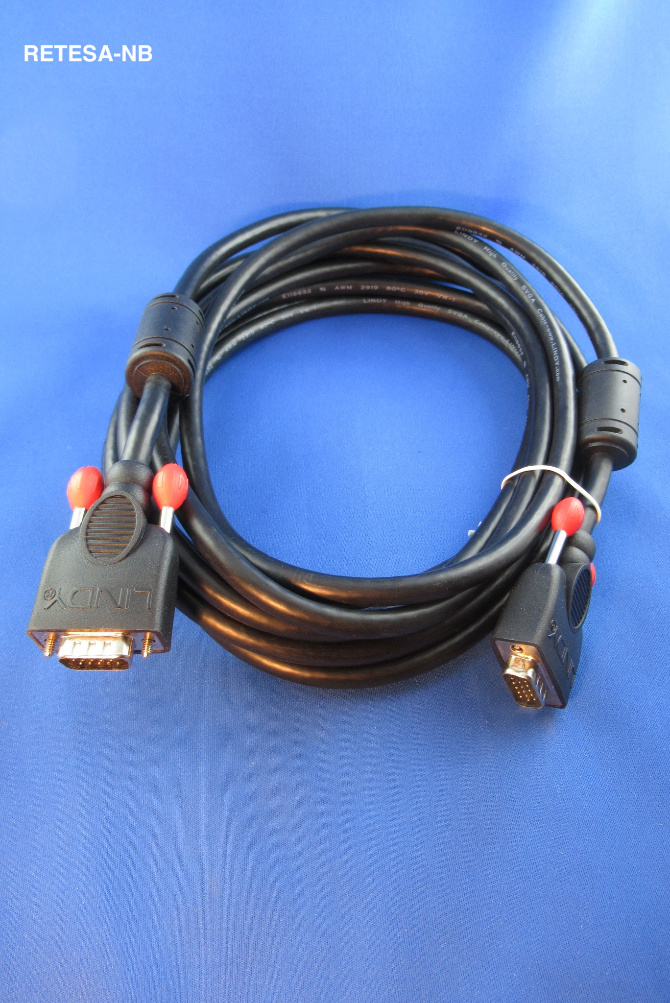 Monitoranschlusskabel VGA 15StHD/15StHD 7,5m LINDY 37376