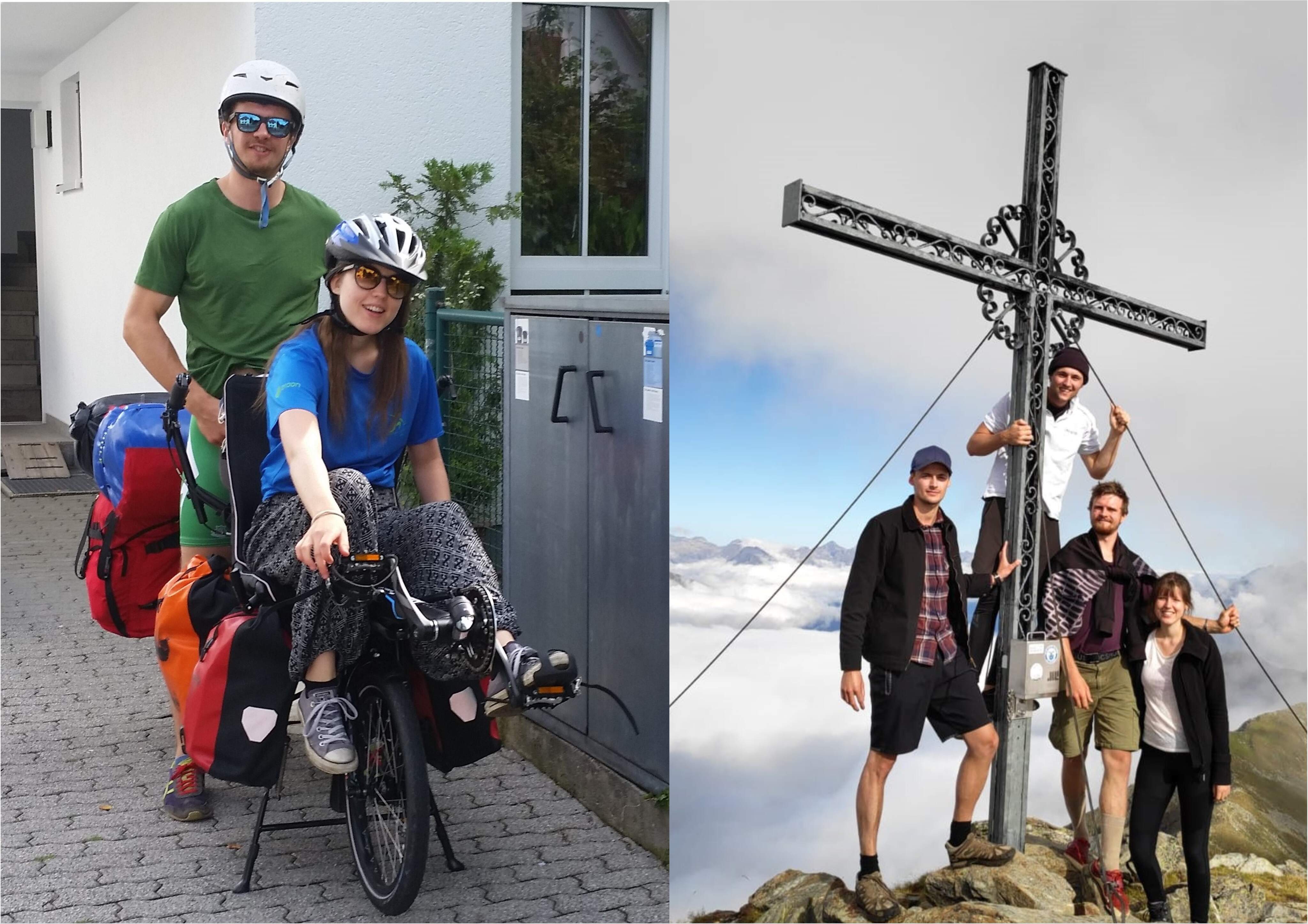 Aus Simons Leben: Freizeit auf dem Fahrrad und auf dem Berg