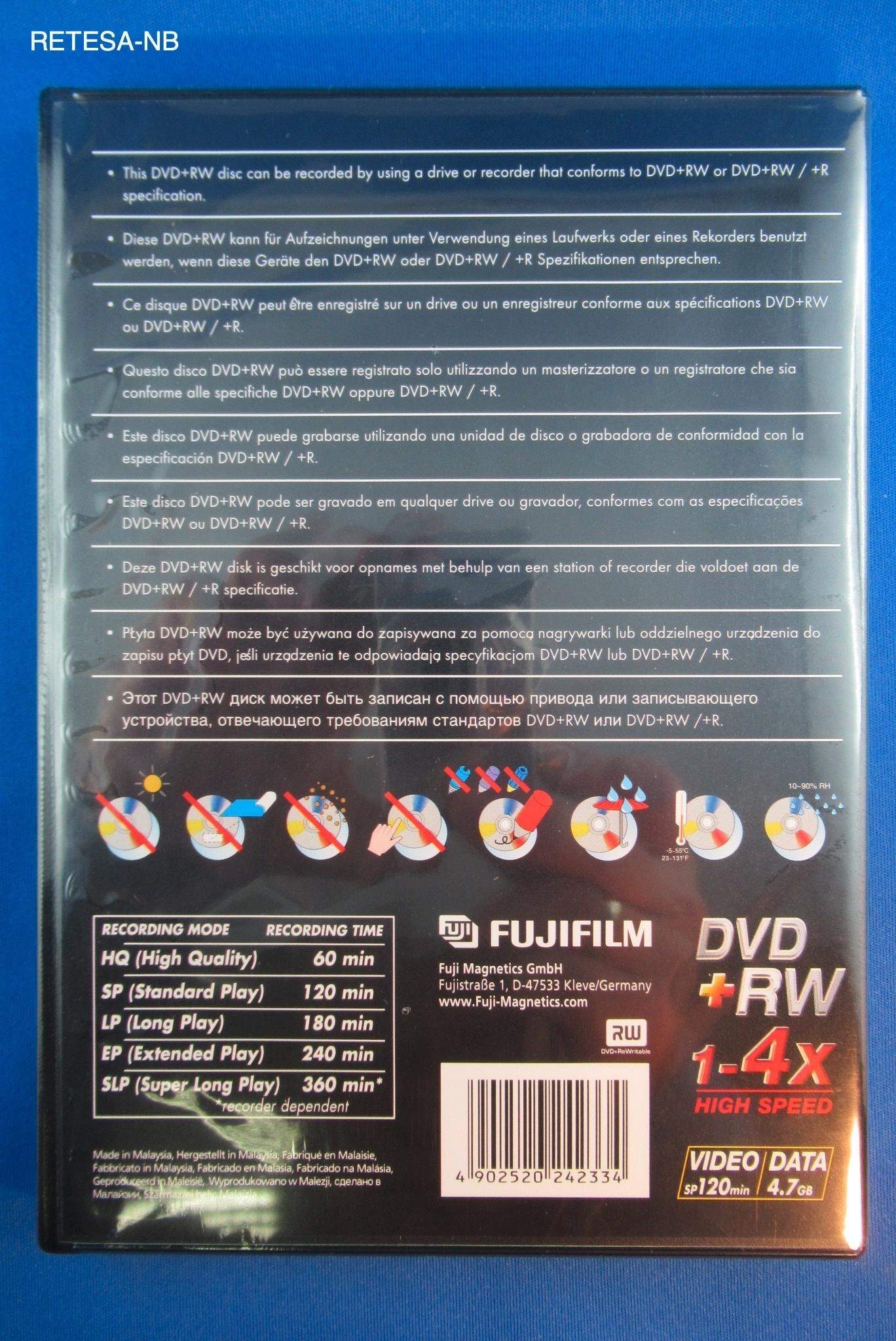 DVD-Rohling Fuji (1 St.) DVD+RW 4,7 GB FUJI 45268