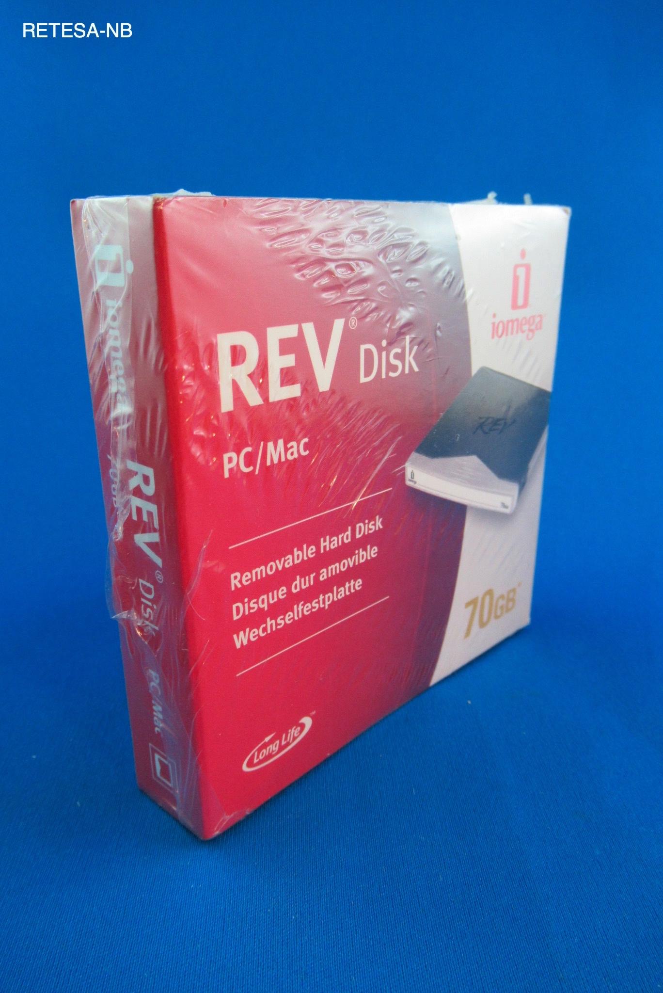 REV-Disk 70/140 GB PC-formatiert IOMEGA 33507