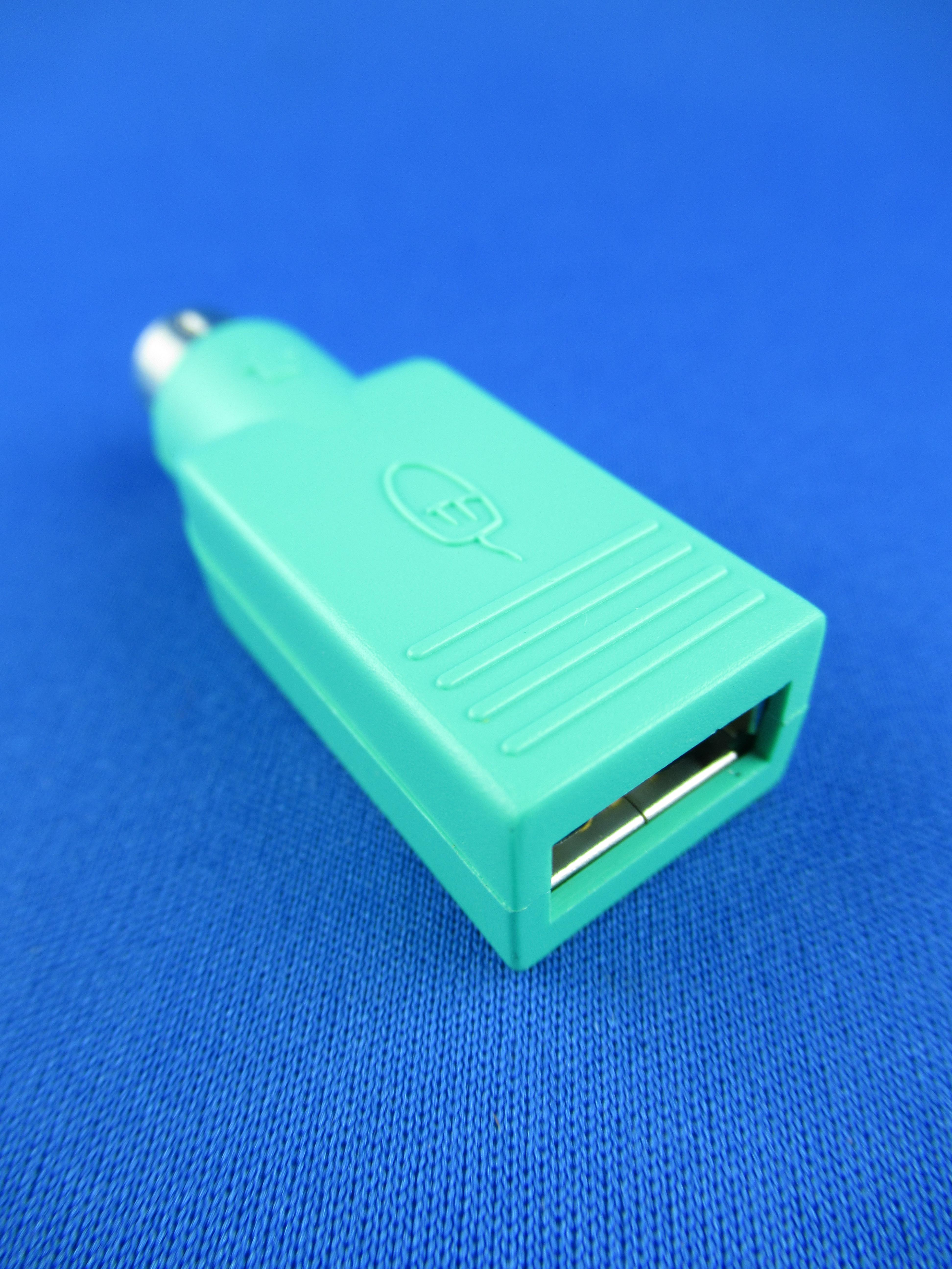 USB-PS/2 Adapter (USB-Buchse auf PS/2-Stecker)