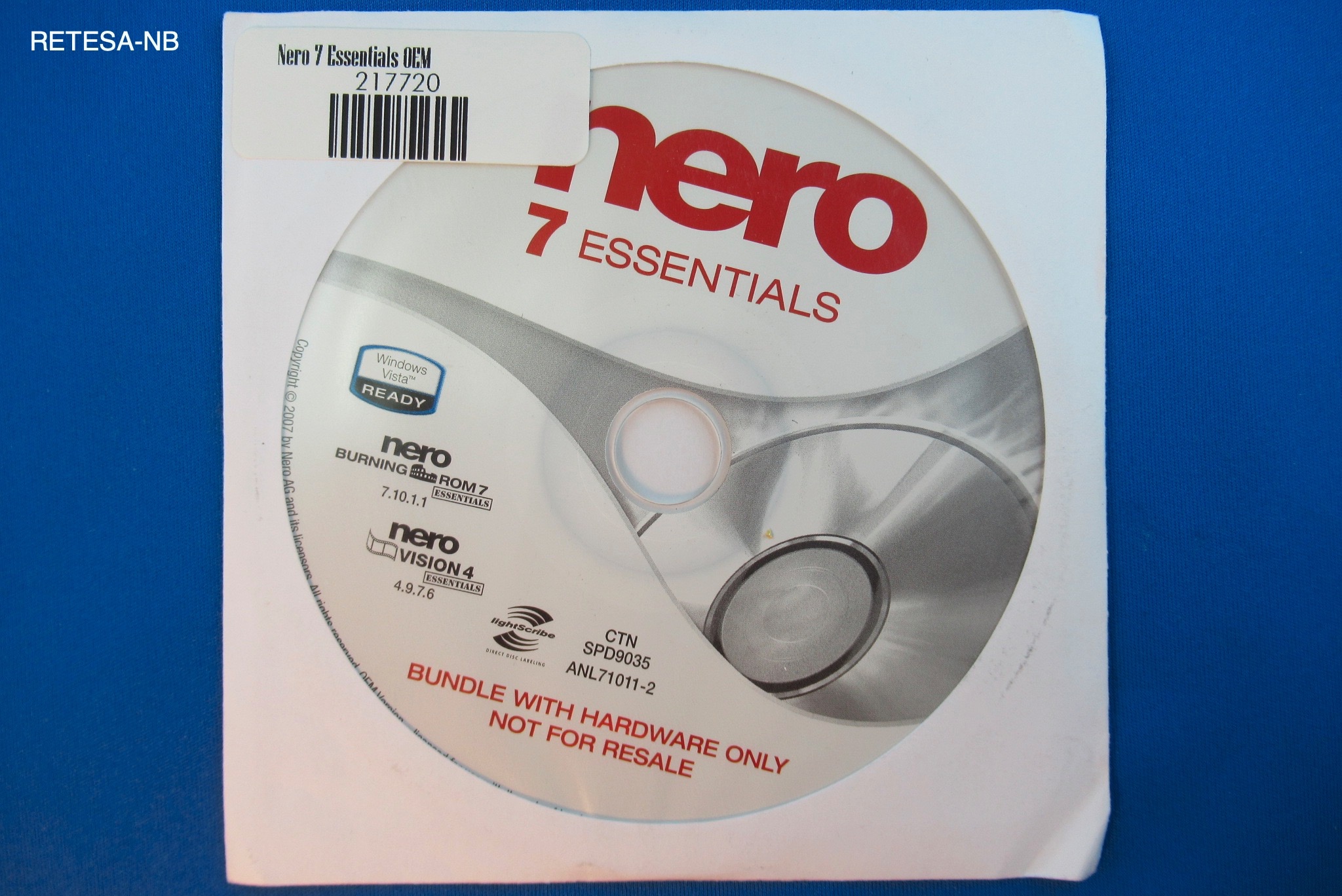 Nero 7 Essentials OEM NERO 50031915