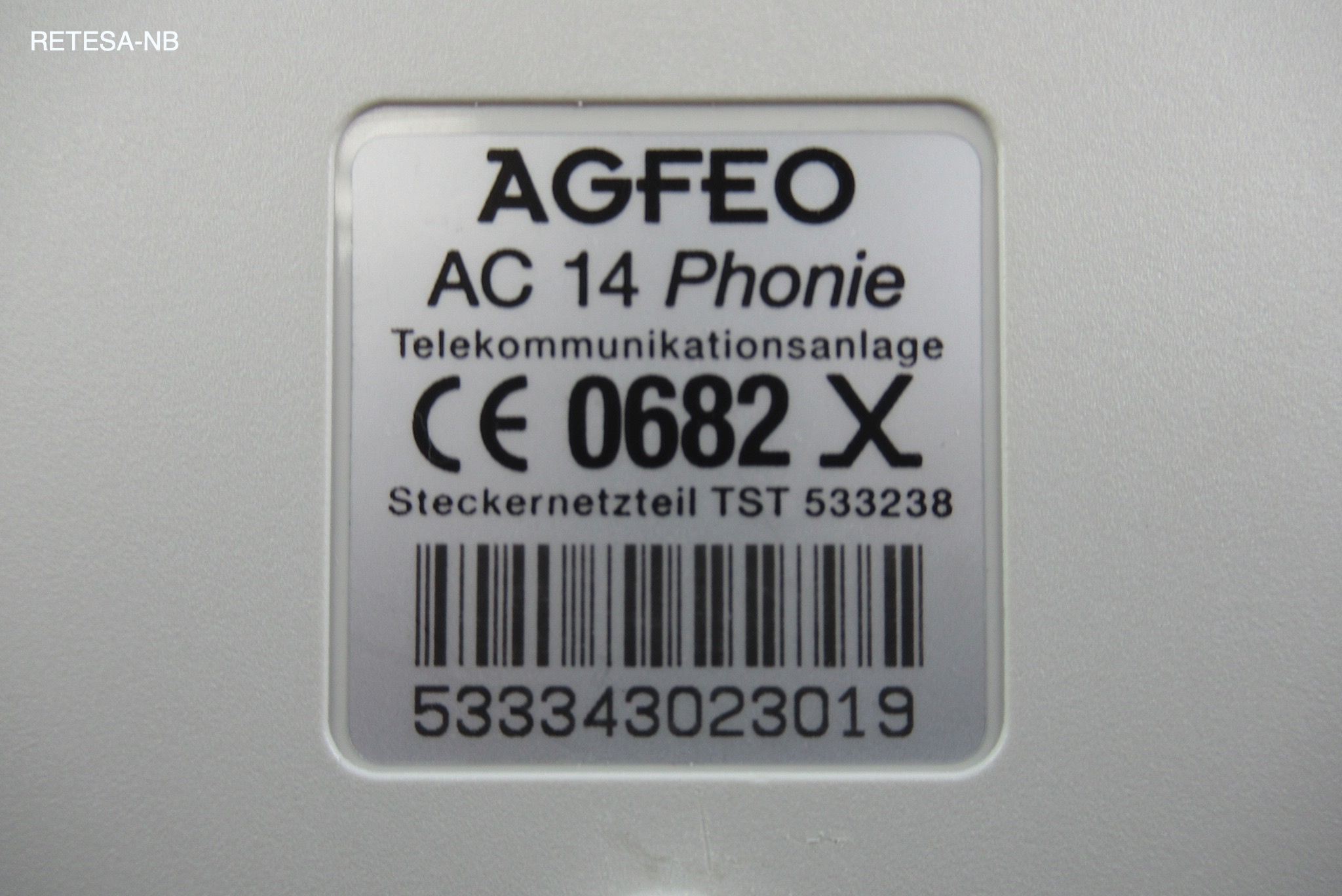 GEBRAUCHT ISDN-TK-Anlage AC 14 Phonie AGFEO 533343