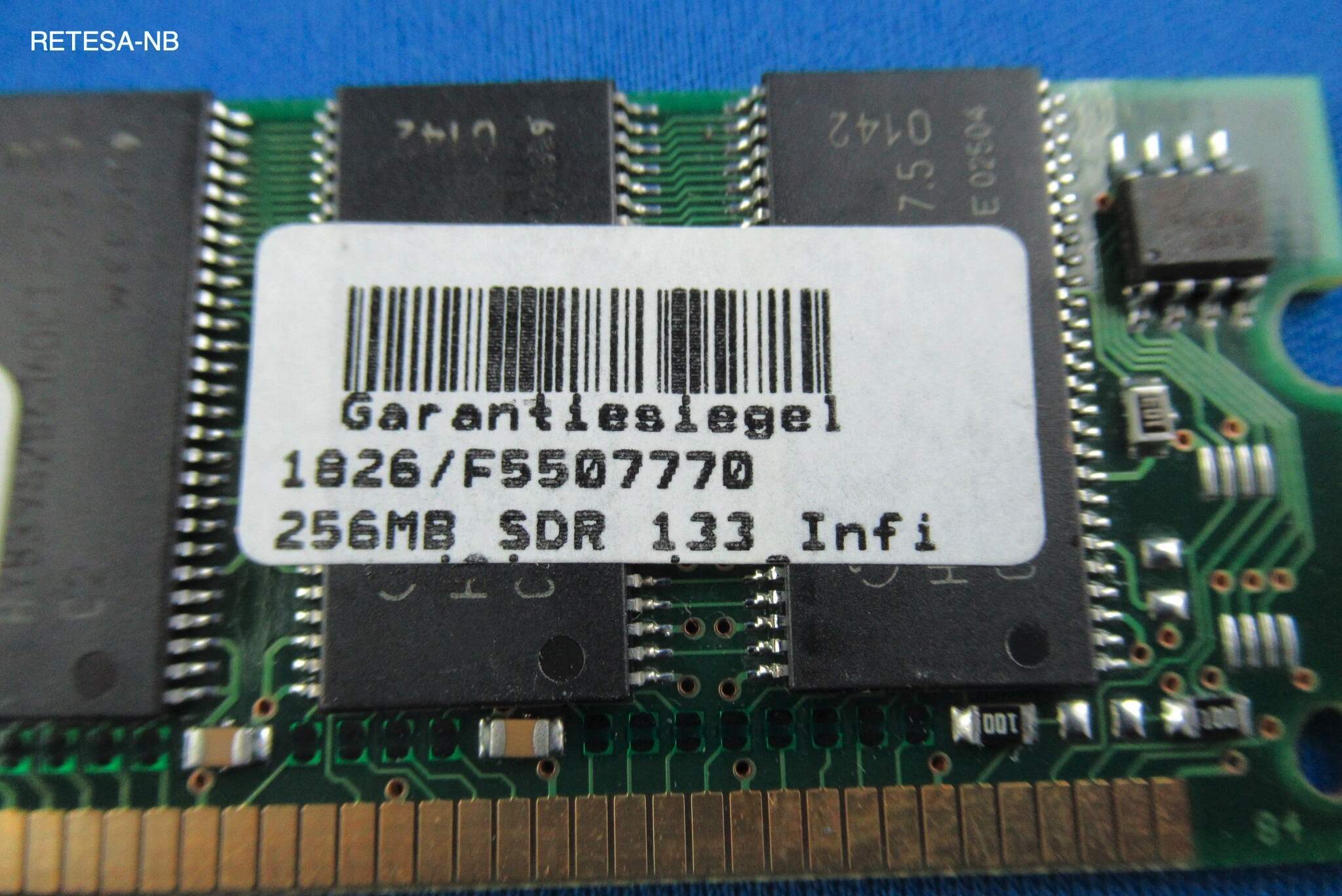 GEBRAUCHT SDRAM 256MB PC133 CL3 INFINEON