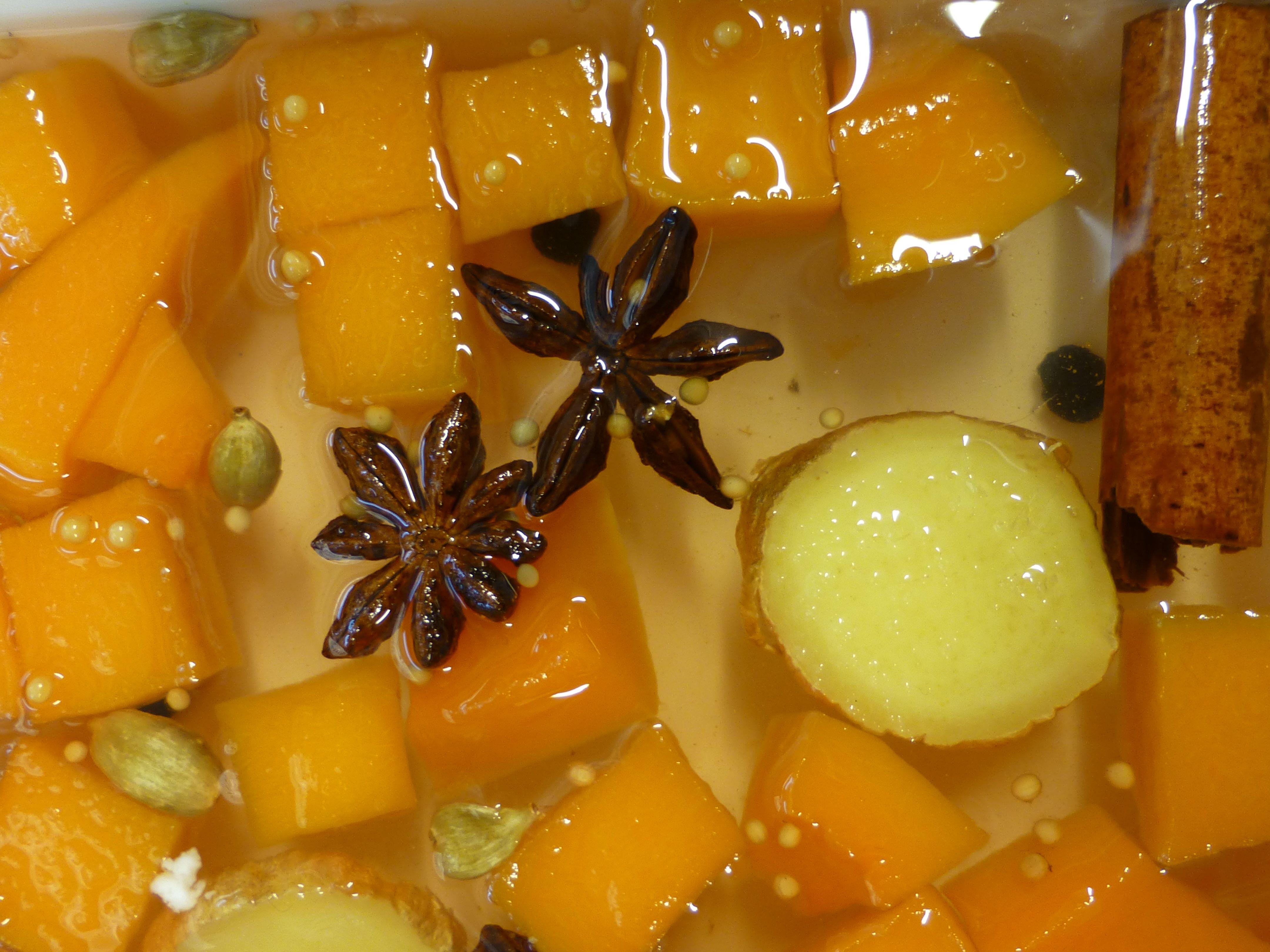 Rezept  - Süß-sauer eingelegter Hokkaido-Kürbis