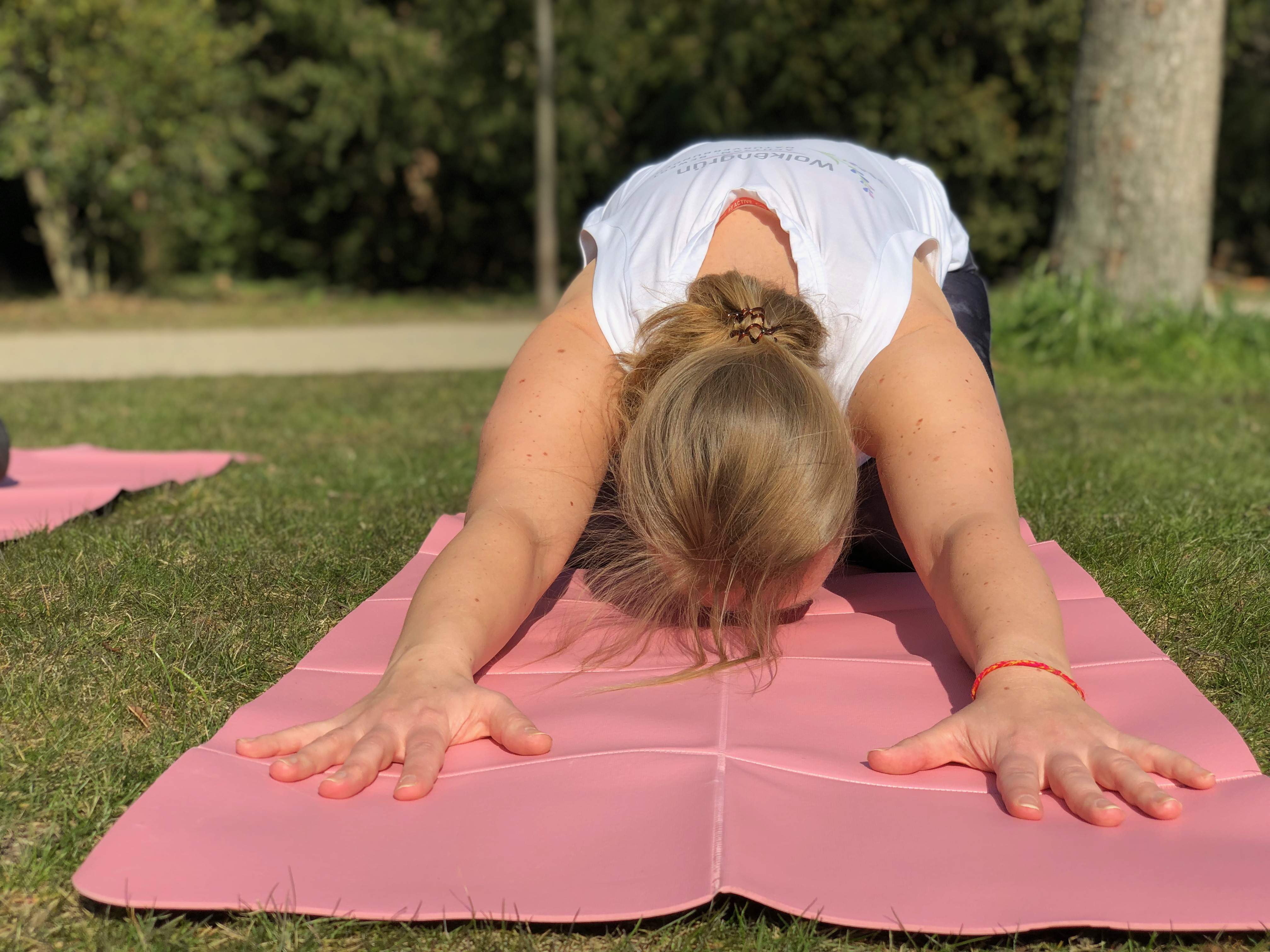 yoga im park