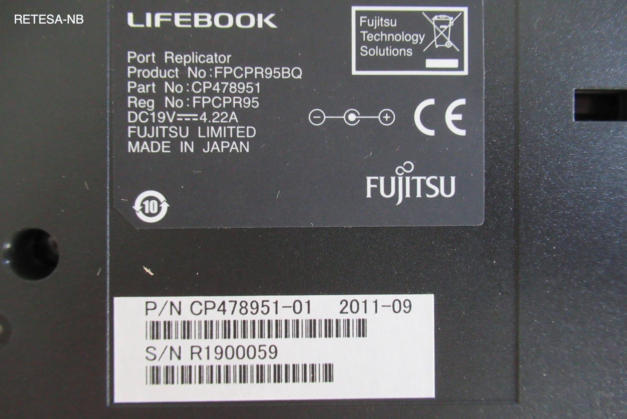FTS Portreplikator Bundle f. Lifebook S760-S792 S26391-F655-L100