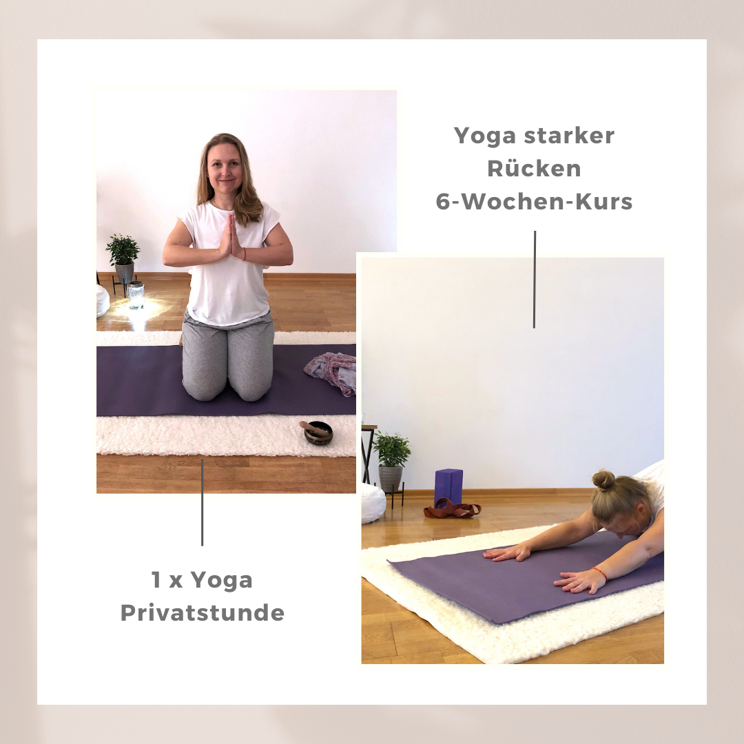 Paket "Rücken Fit" Yoga für einen starken Rücken + Yoga Privatstunde