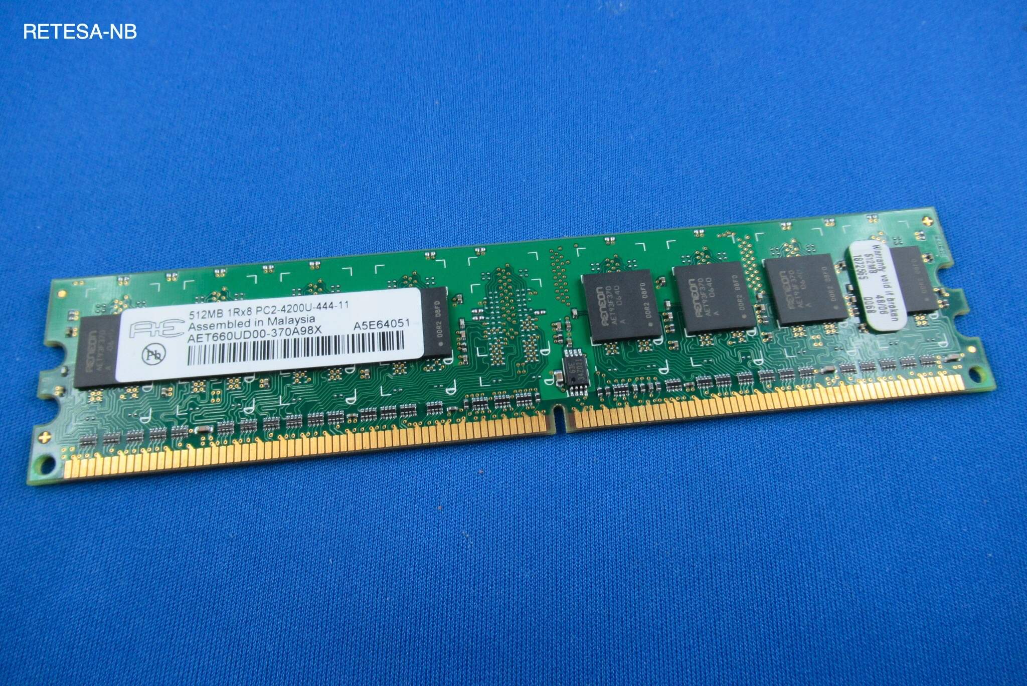 DDR2-RAM 512MB PC533 INFINEON AET660UD00-370