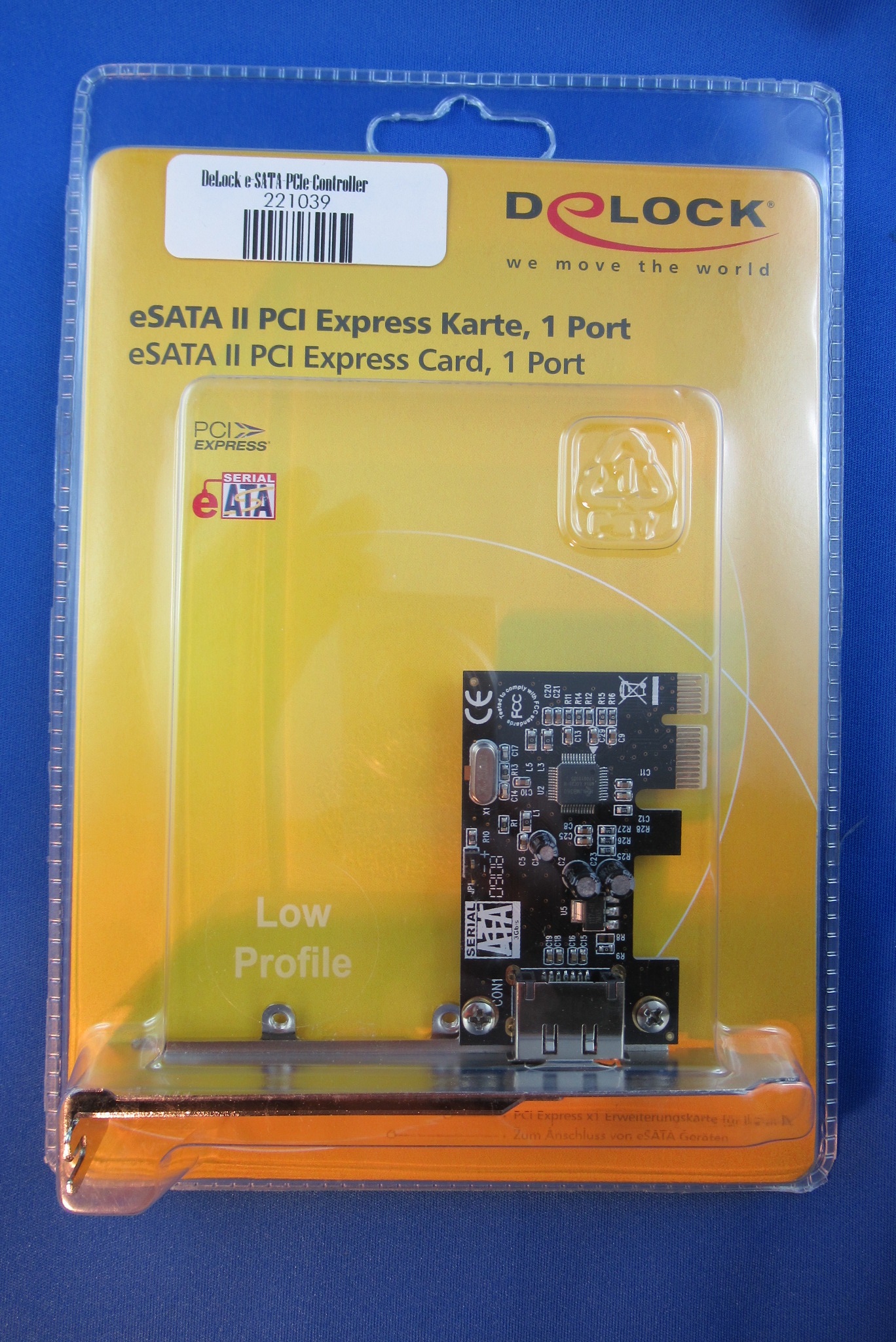 e-SATA-PCIe-Controller DELOCK 89119