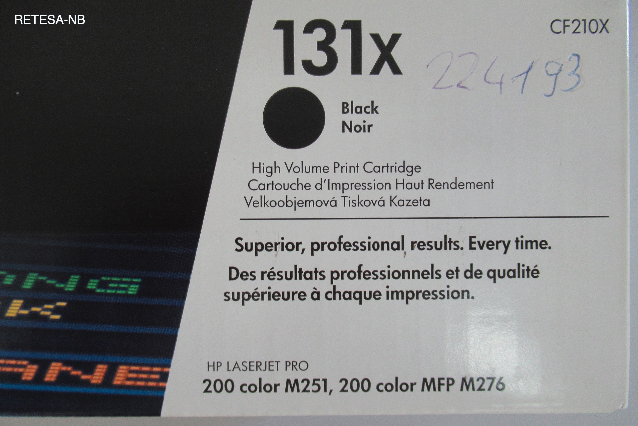 Toner HP CF210X für LaserJet Pro 200 schwarz
