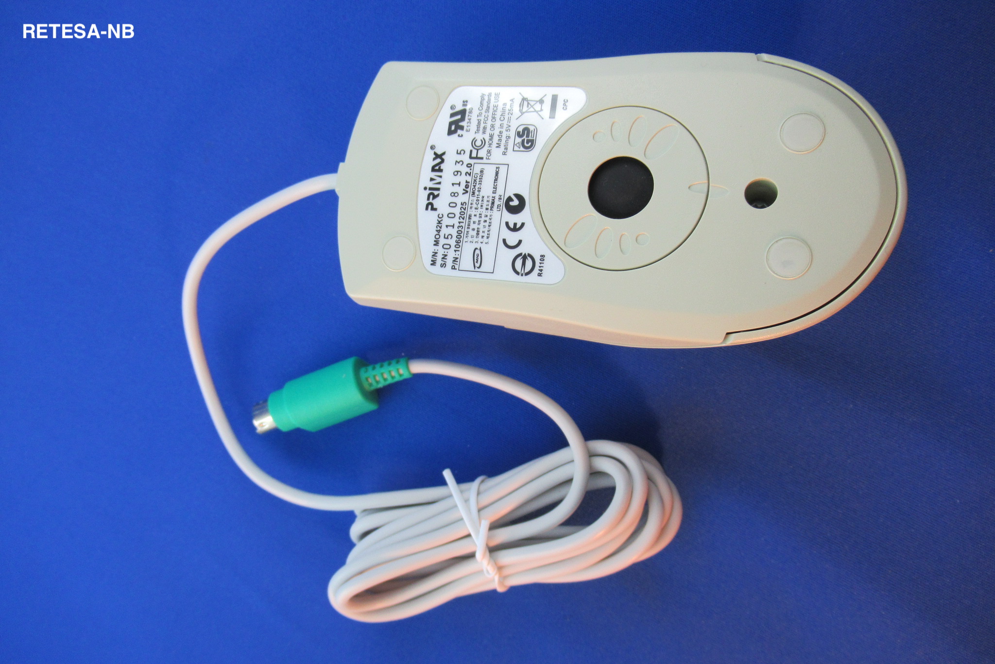 Wheel Mouse OEM PS/2 FSC S26381-K315-V101