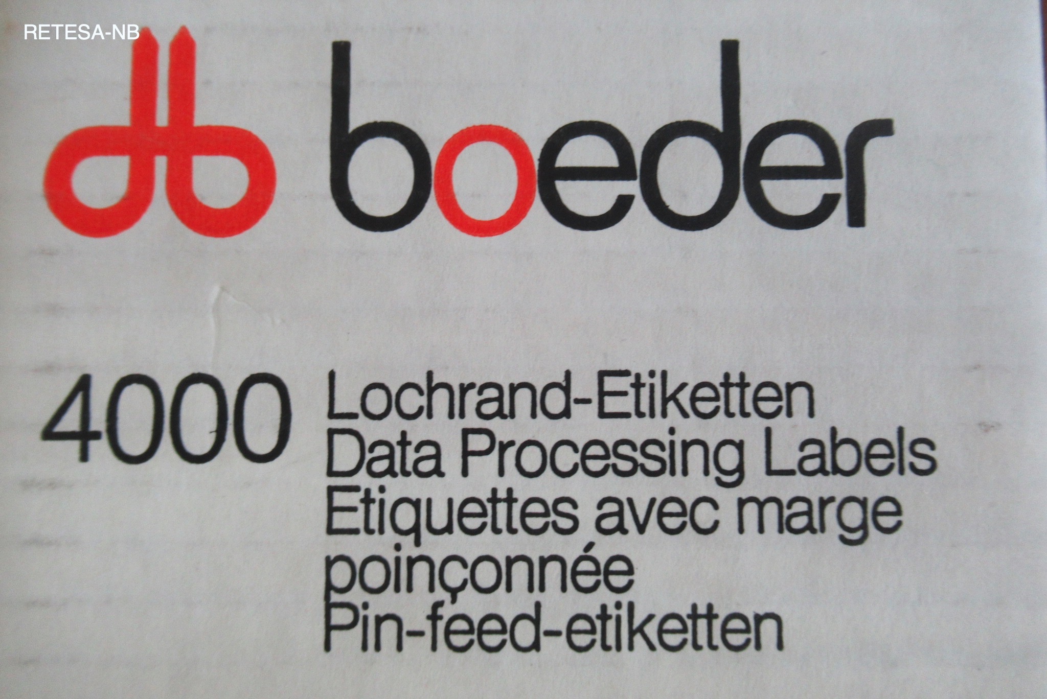 Endlos-Klebe-Etiketten 89*36mm (4.000 St) Boeder