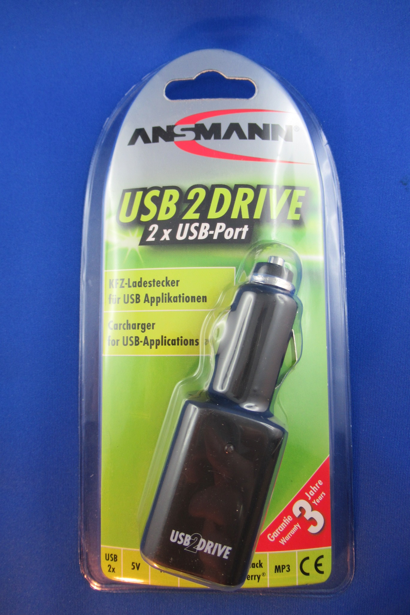 Kfz-Adapter 2x USB 1A ANSMANN 5711013