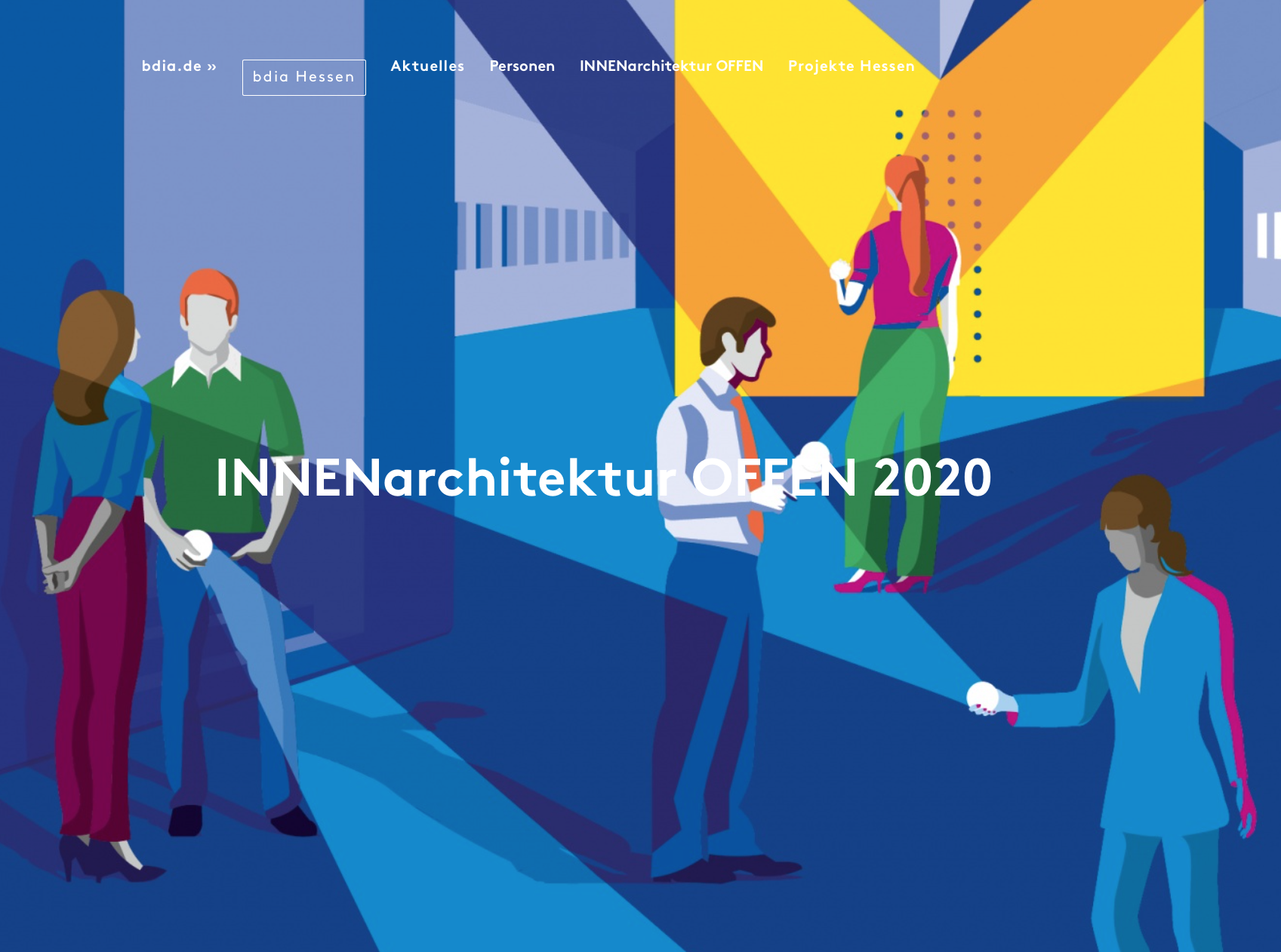 Sponsoring "innenarchitektur offen 2020" des bdia (Bund Deutscher Innenarchitekten)