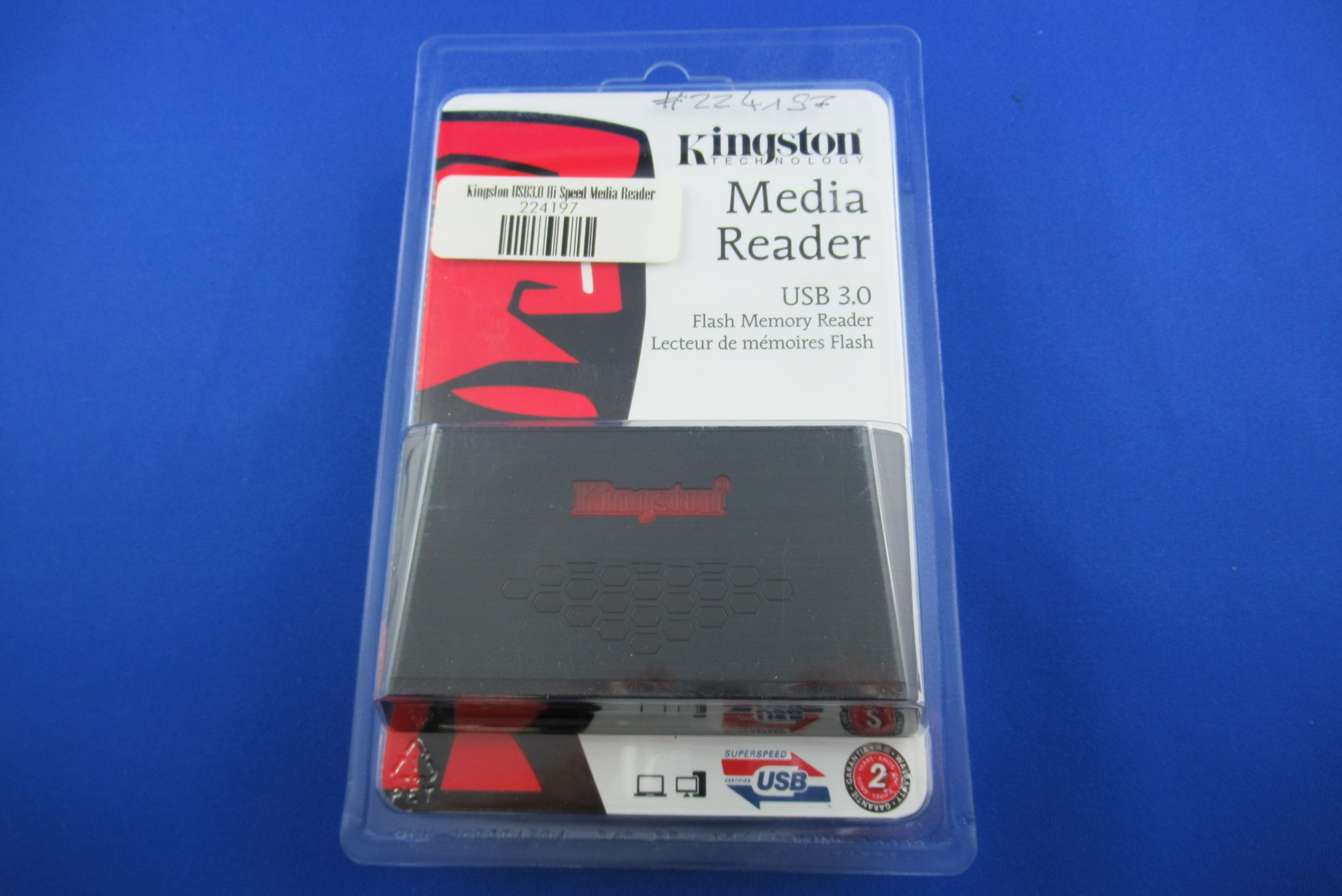 externer USB 3.0 Hi-Speed Media Reader KINGSTON FCR-HS3