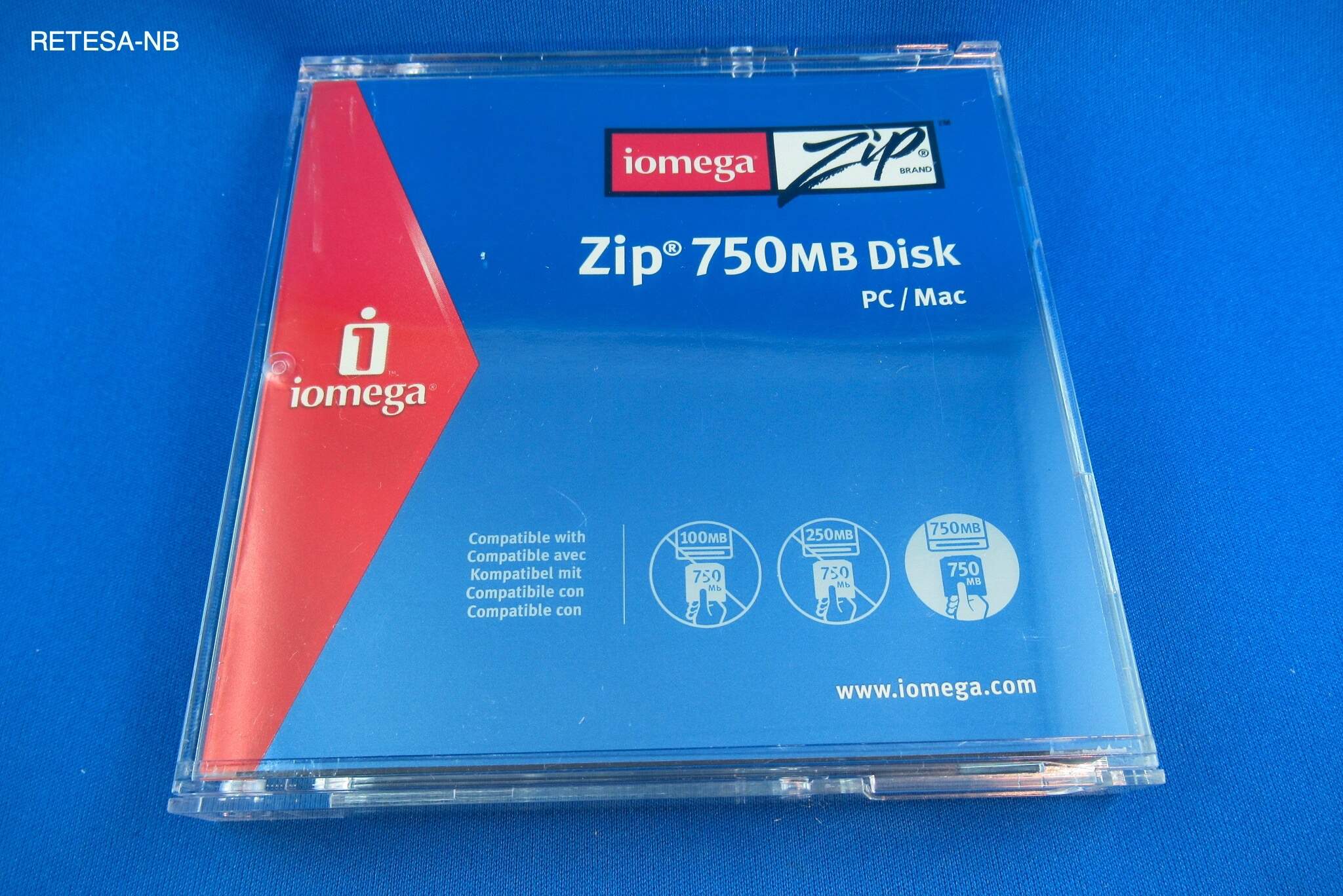 ZIP-Disk 750 MB PC-formatiert IOMEGA 32480