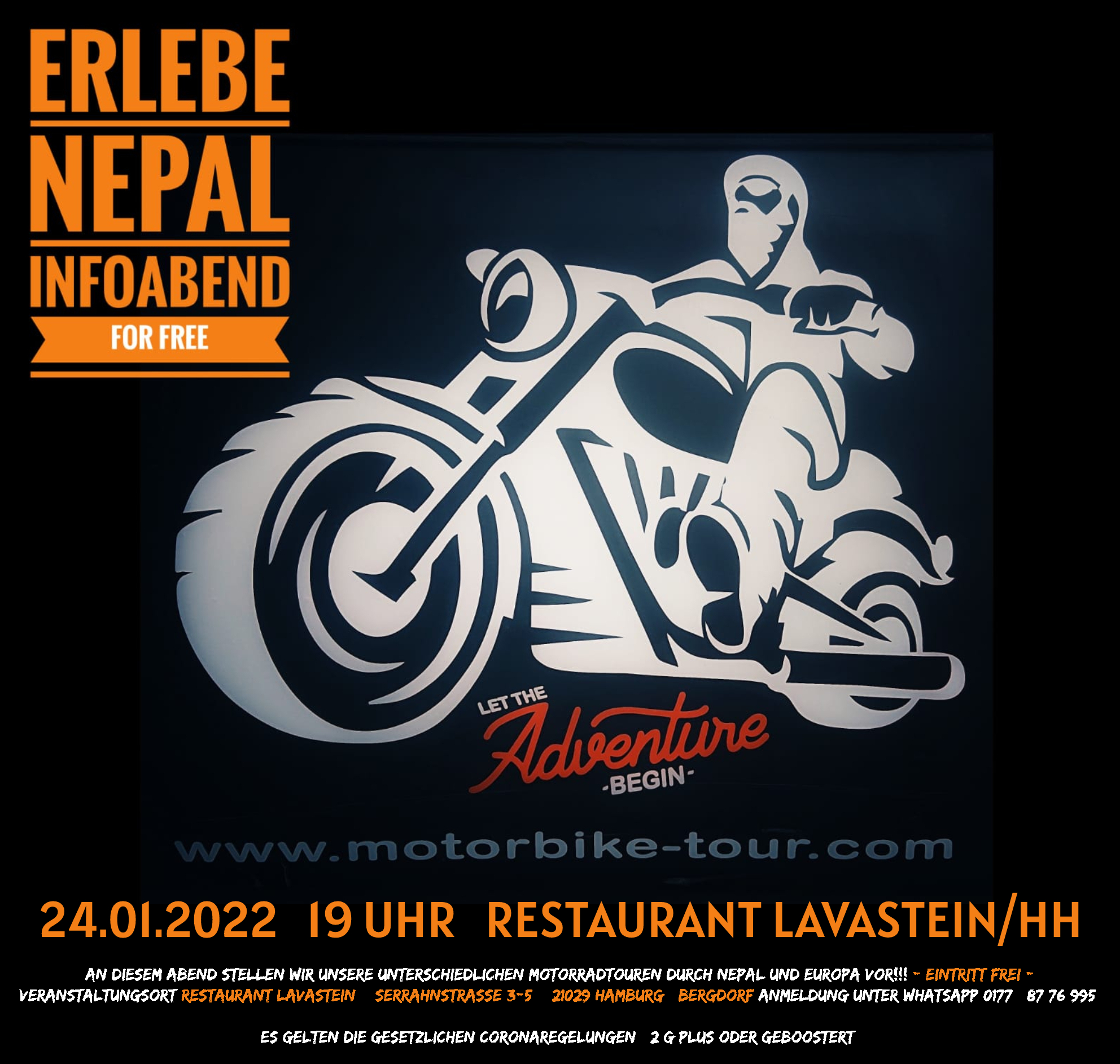 INFO ABENDE ÜBER UNSERE MOTOORADTOUREN DURCH NEPAL UND EUROPA by www.motorbike-tour.com