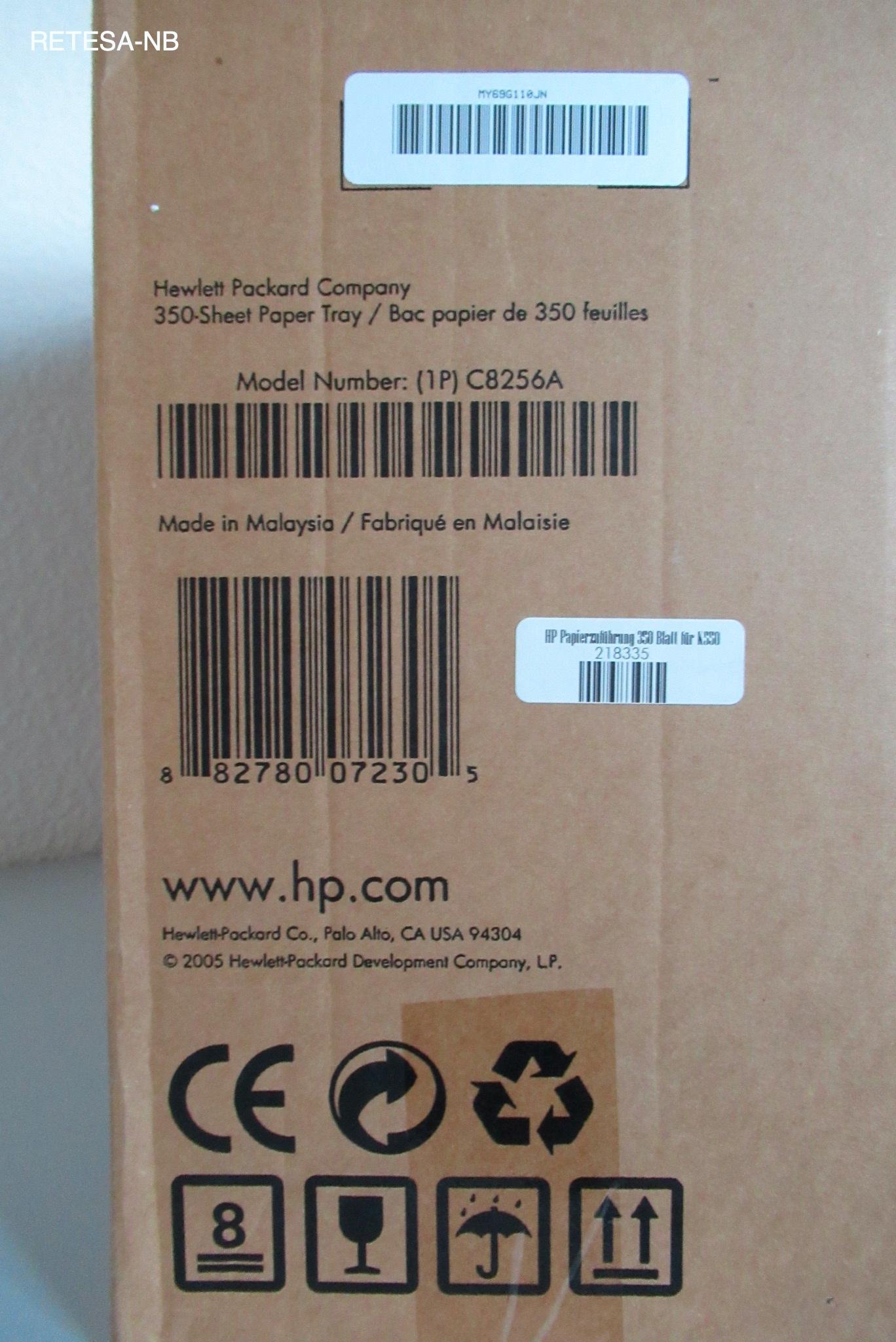 HP Papierzuführung 350 Blatt für K550 HP C8256A